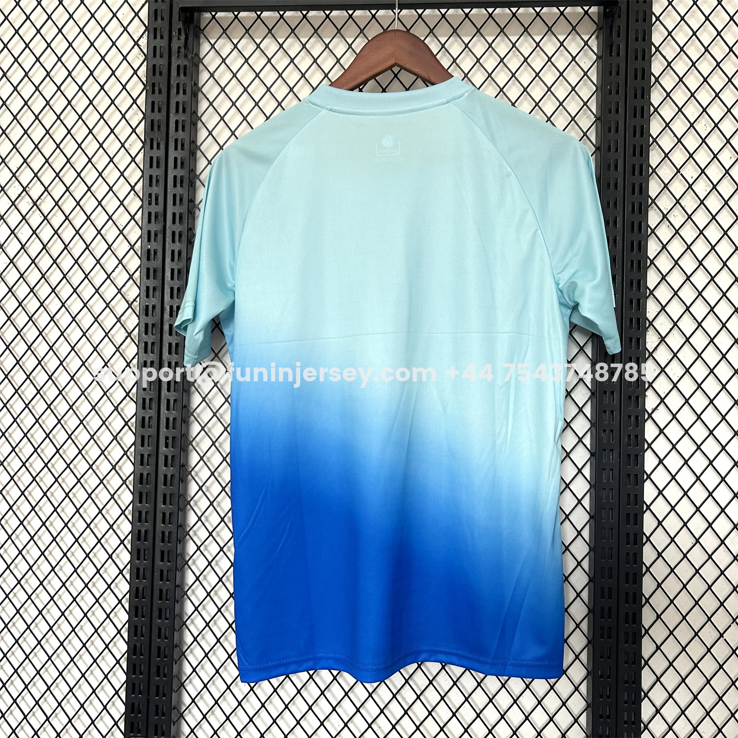 Funinjersey-Tunisia 25-26 Blue Gradient Auspicious Cloud Pattern Special Jersey - Fans Version