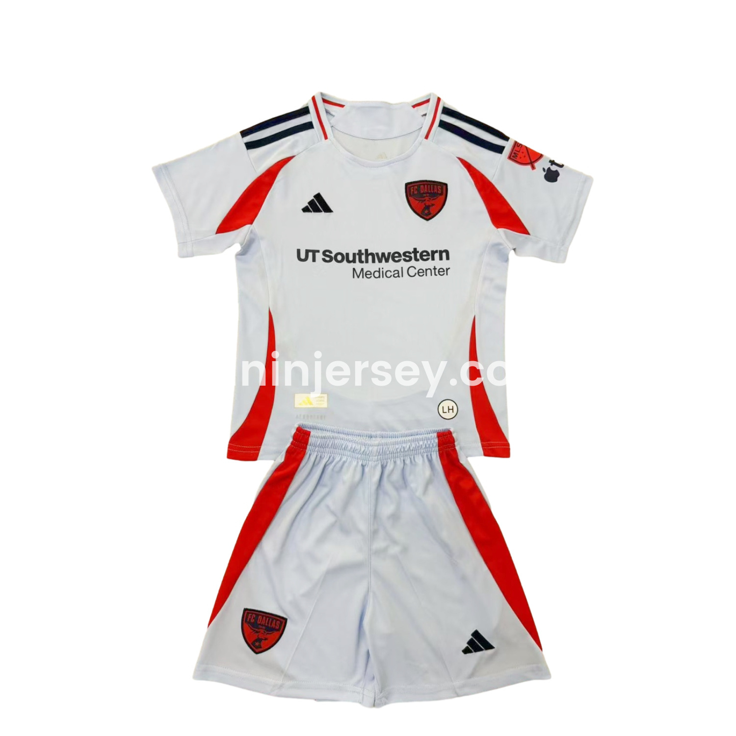 Funinjersey-Dallas 25-26 Away Men's Adult Jersey Set - Fans Version