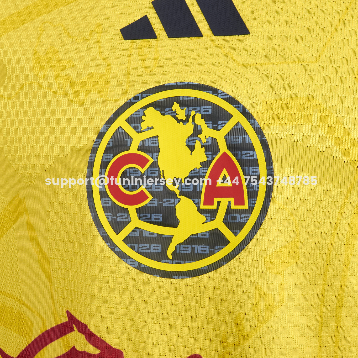 Funinjersey-Club América 26-27 Home Yellow Jersey - Player Version