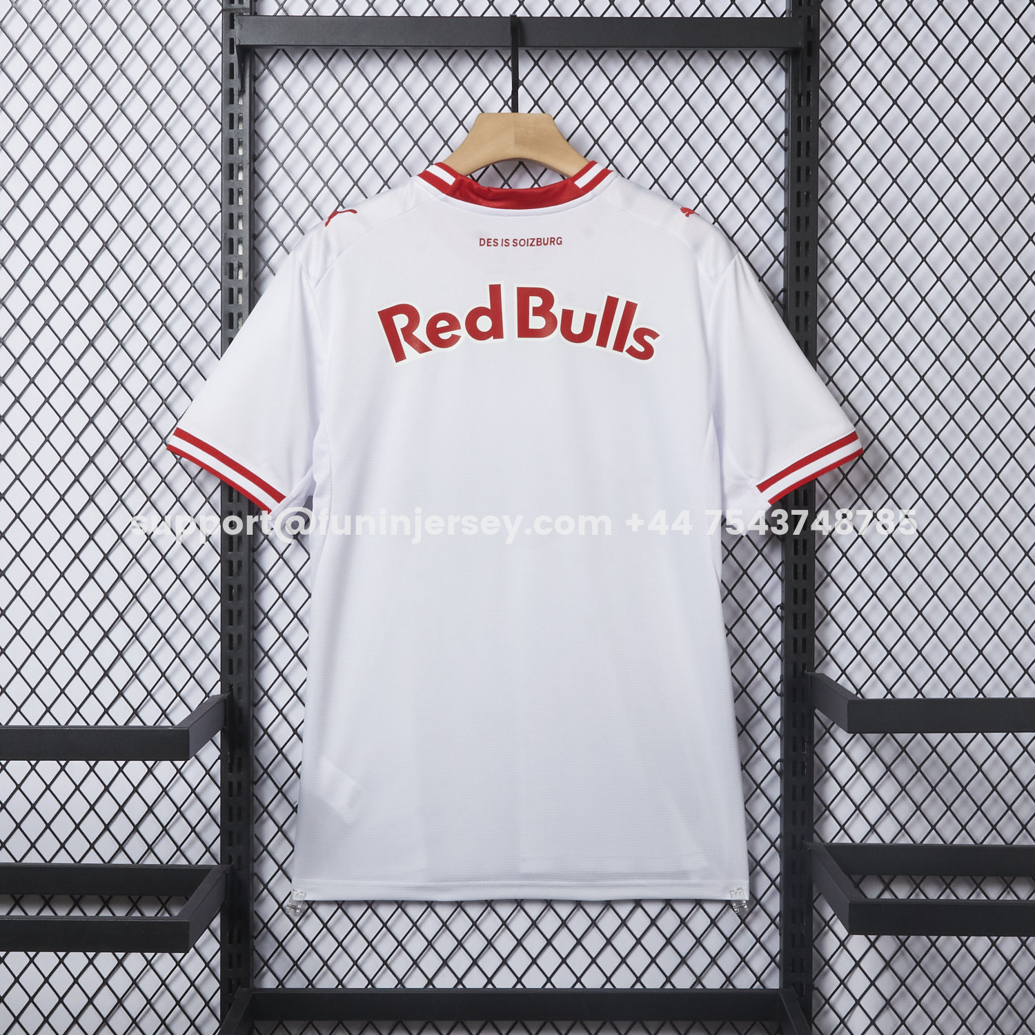 Funinjersey-Red Bull Salzburg 26-27 Home Jersey - Fans Version
