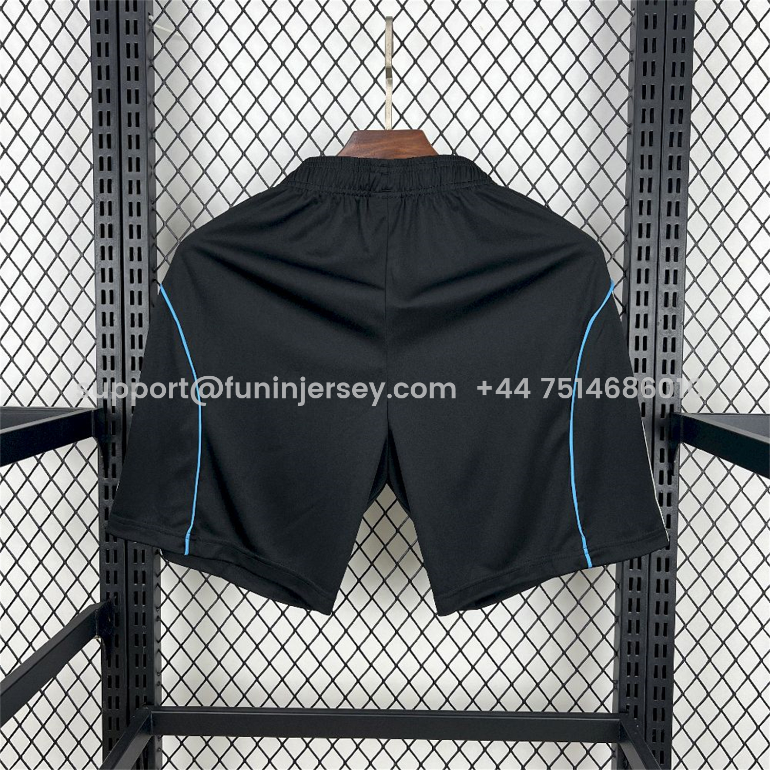 Funinjersey-Newcastle United 25-26 Home Black Shorts - Fans Version
