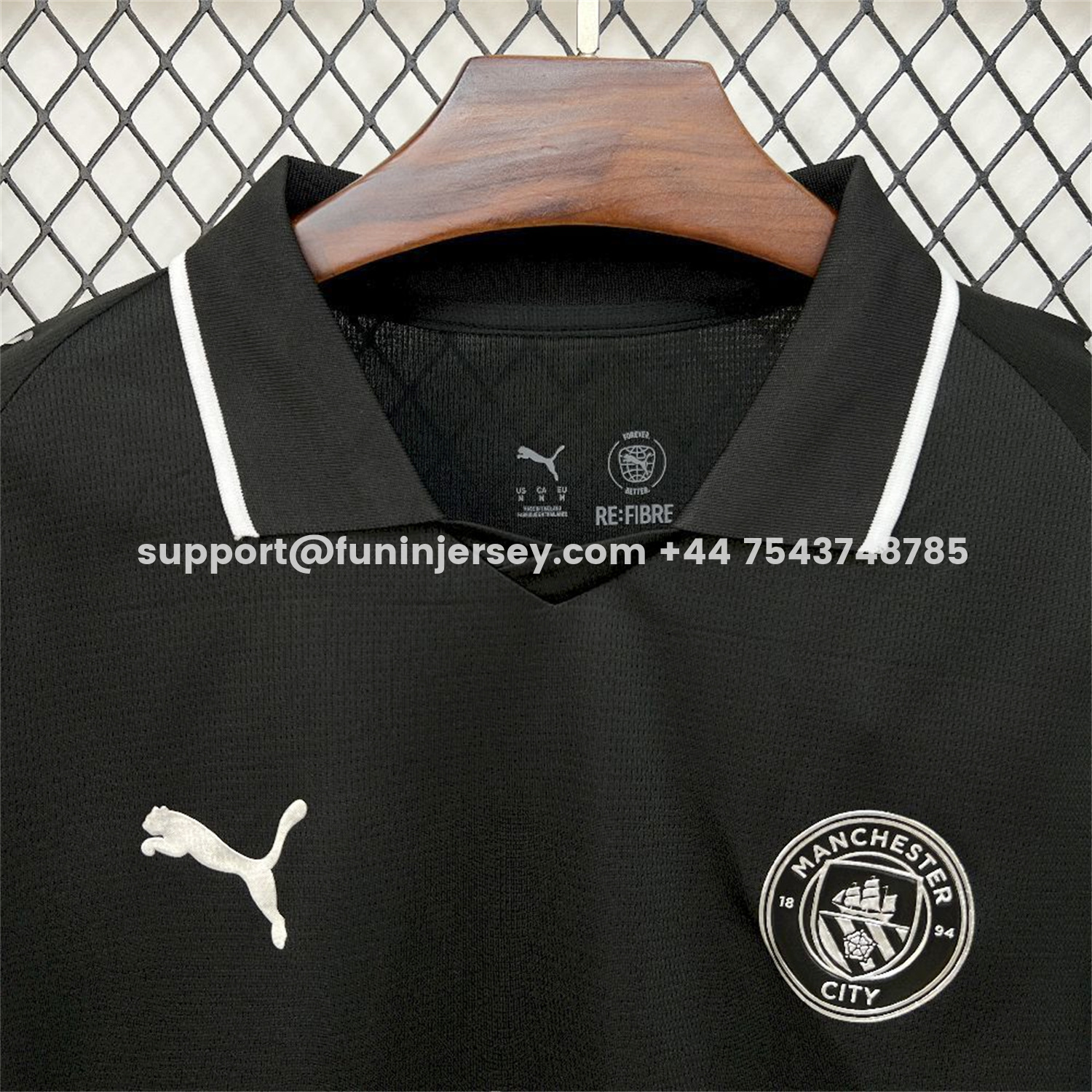 Funinjersey-Manchester City 25-26 Away Long Sleeves Black Jersey - Fans Version