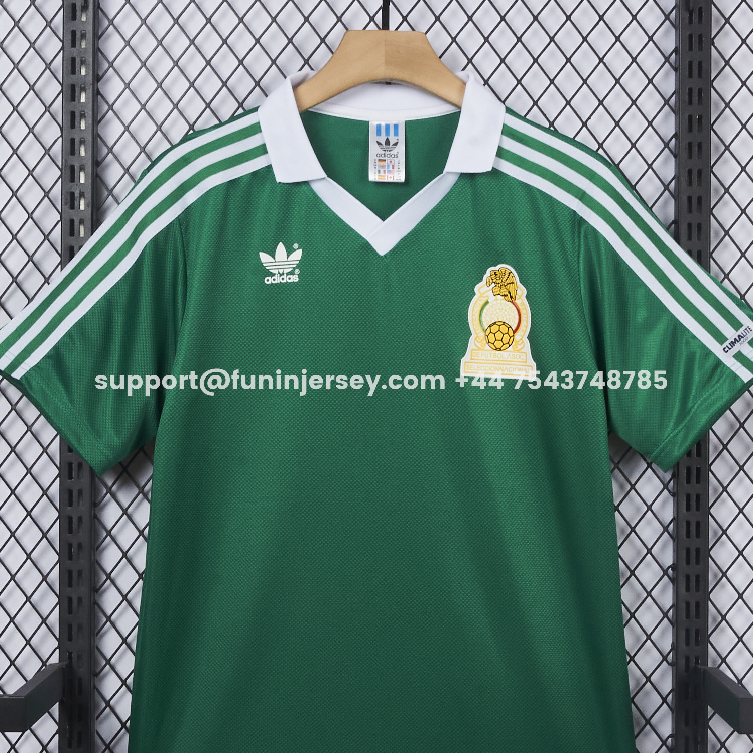 Funinjersey-Retro Mexico 1986 Home Jersey - Fans Version