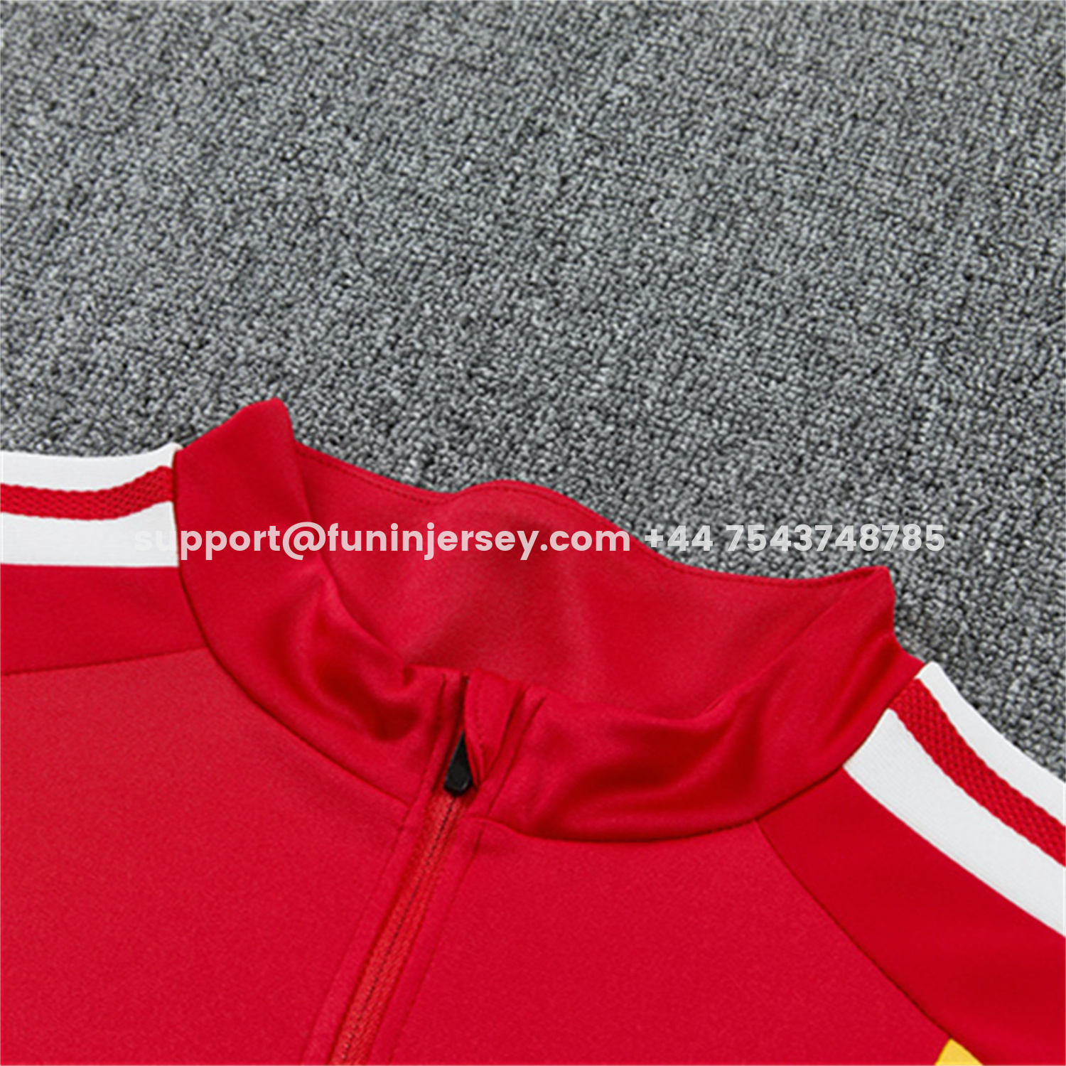 Funinjersey-Germany 2026 Long Sleeve Training Set - Red Top & Pants