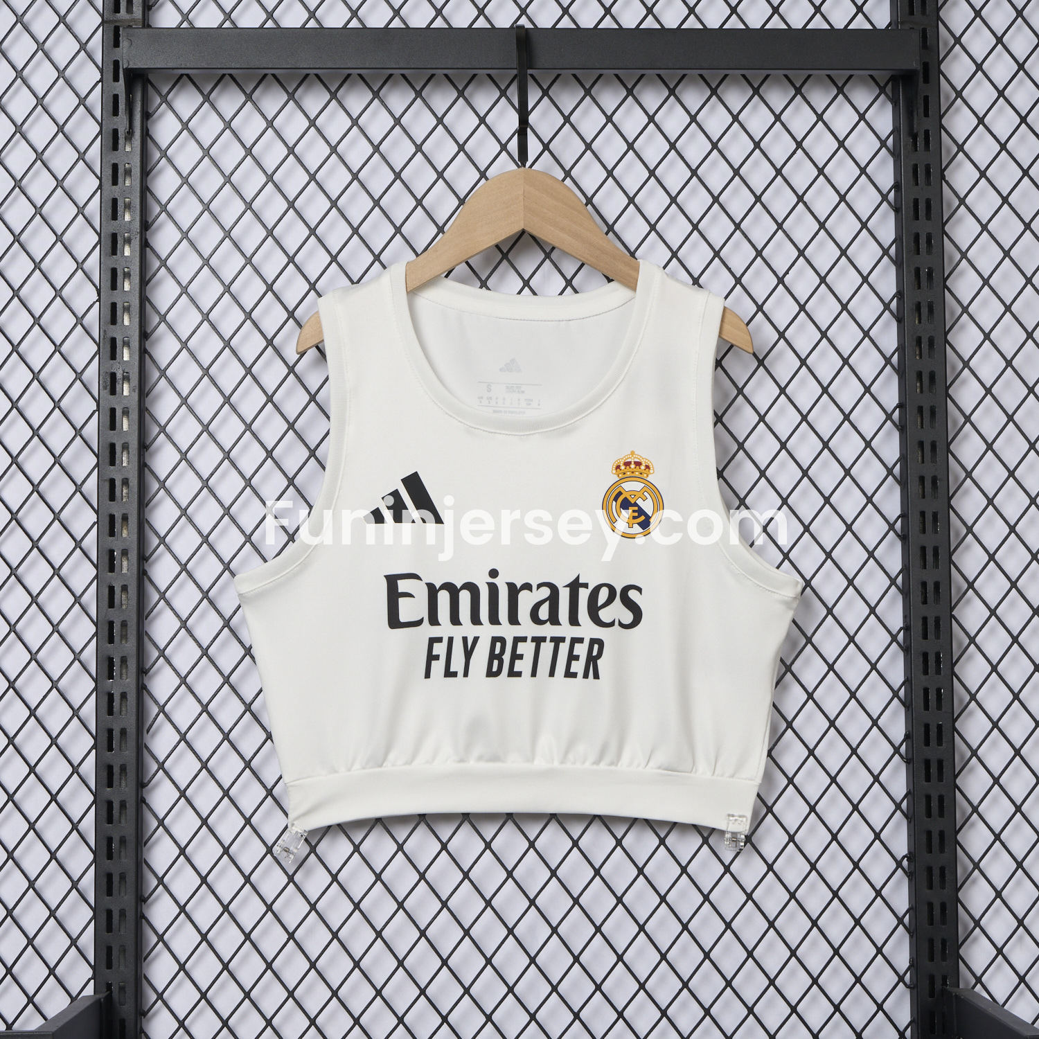 Funinjersey-Women's Real Madrid 25-26 Home Yoga Vest