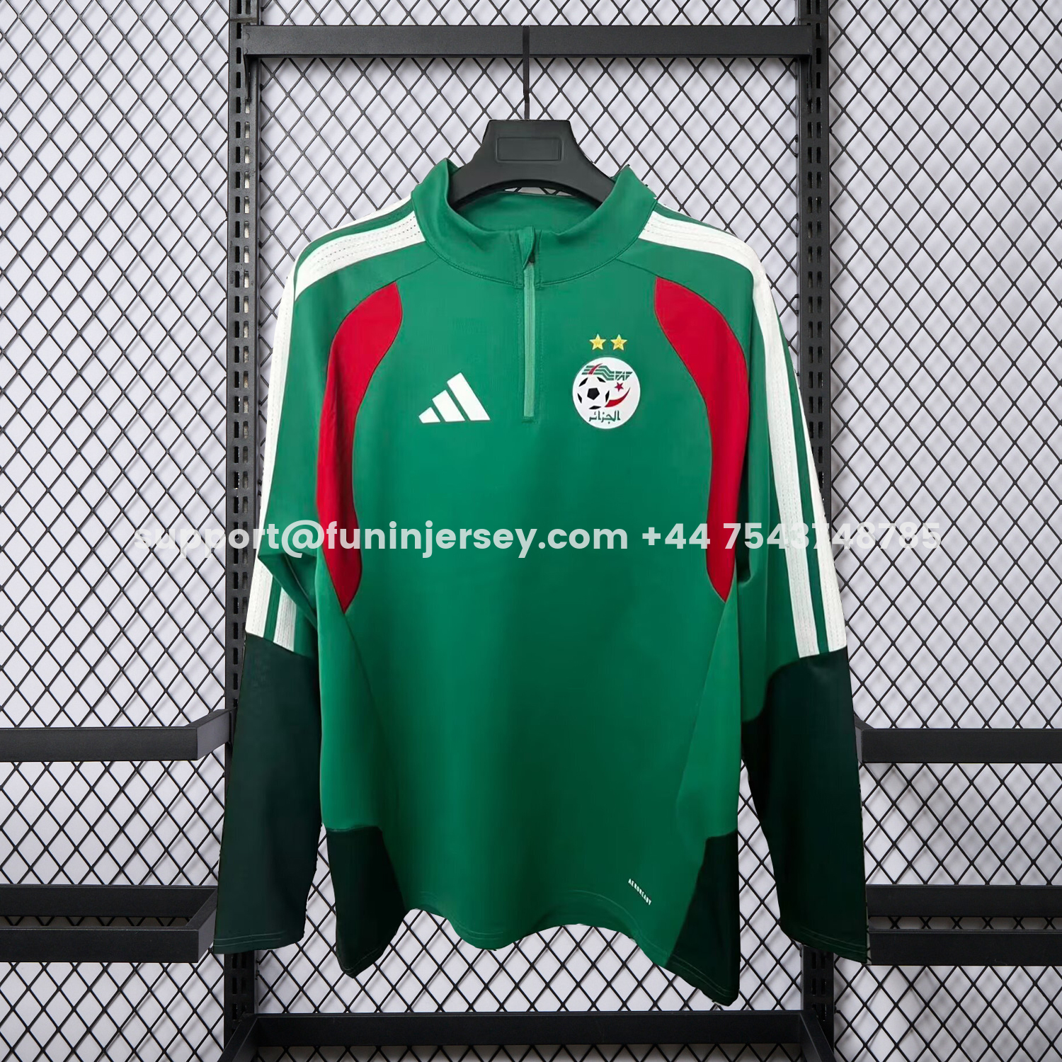 Funinjersey-Algeria 25-26 Home Unisex Pullover Hoodie