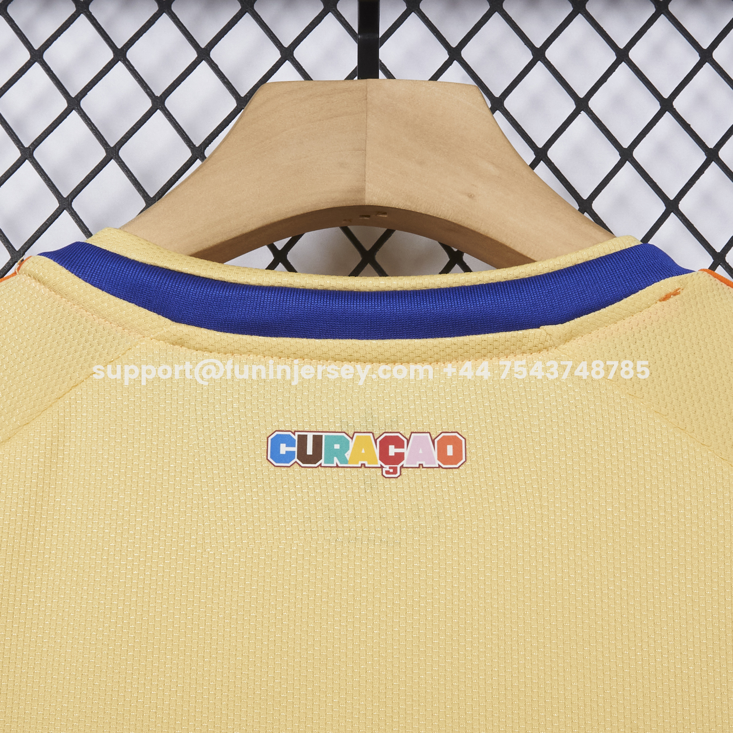 Funinjersey-Curaçao 2026 Away Yellow Jersey - Fans Version