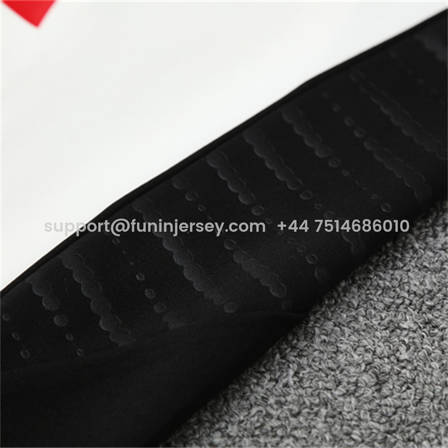 Funinjersey-Liver.pool 25-26 Long Sleeve Training Set - White Top & Black Pants