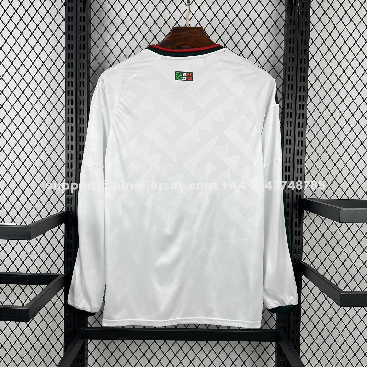 Funinjersey-Mexico 2026 Away Long Sleeves Jersey - Fans Version