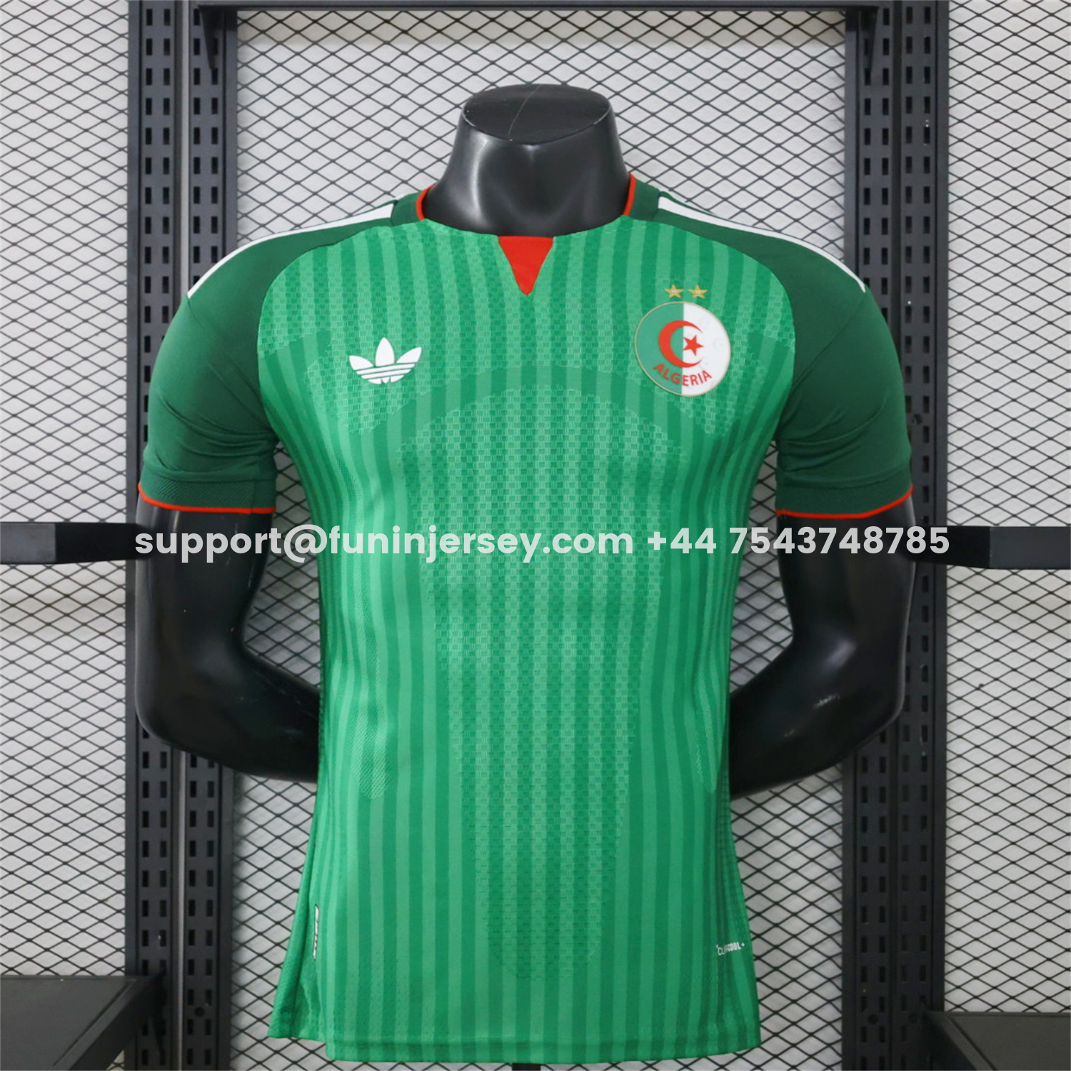 Funinjersey-Algeria 2026 Away Green Jersey With 2 Stars - Player Version