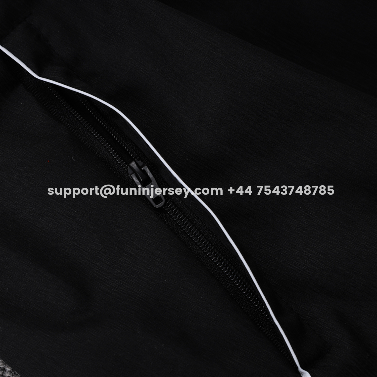 Funinjersey-Ajax 25-26 Windbreaker Training Set - Black Top and Pants