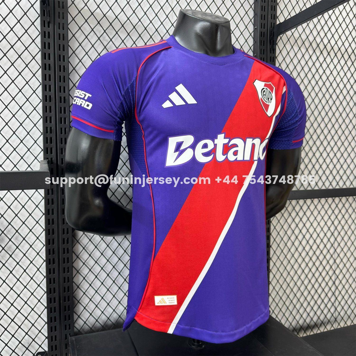 Funinjersey-River Plate 25-26 Purple Third Jersey - Player Version