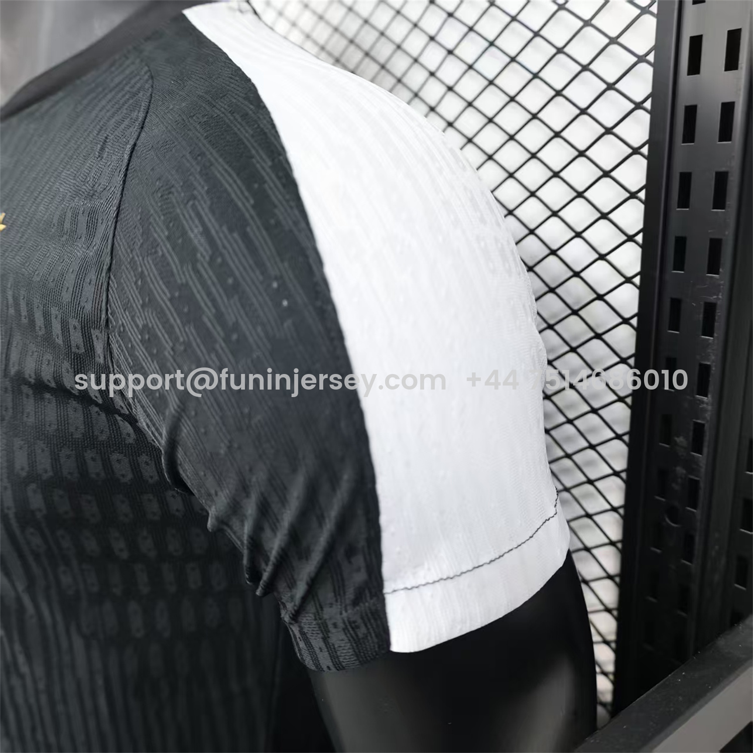 Funinjersey-Paris Saint-Germain PSG 25-26 Black XO Special Jersey - Player Version