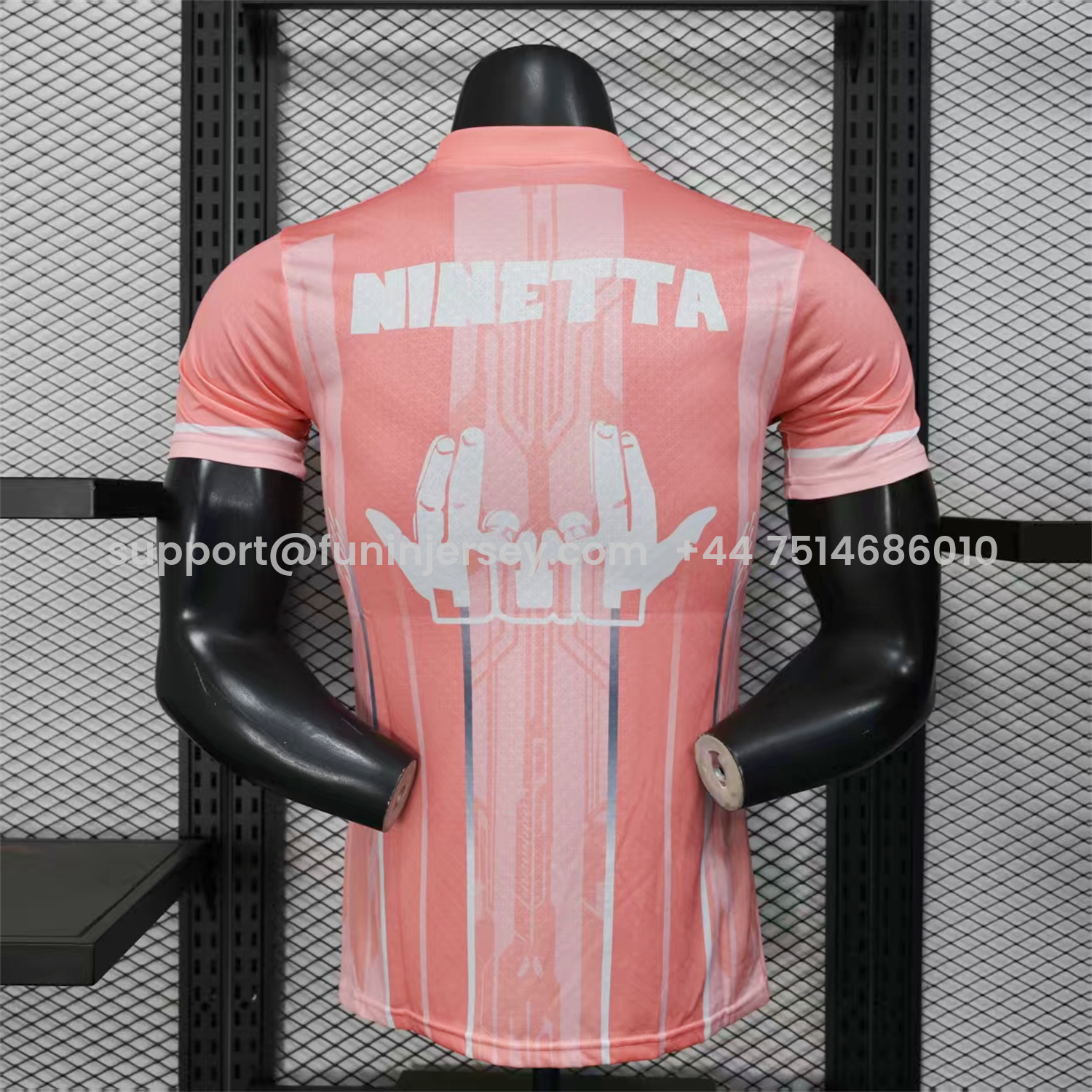 Funinjersey-Marseille 25-26 Pink Stripes Special Jersey - Player Version