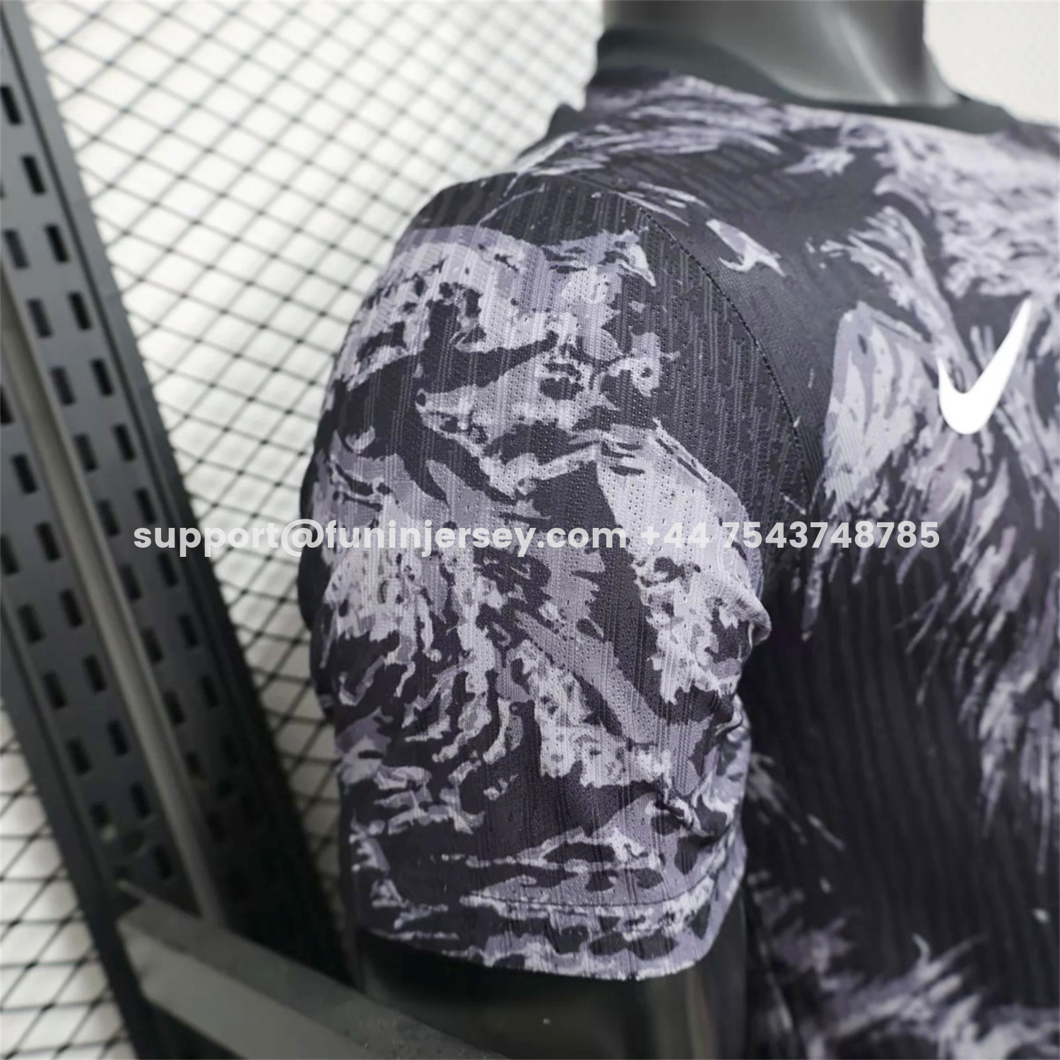 Funinjersey-England 2026 Lion Black Special Jersey - Player Version