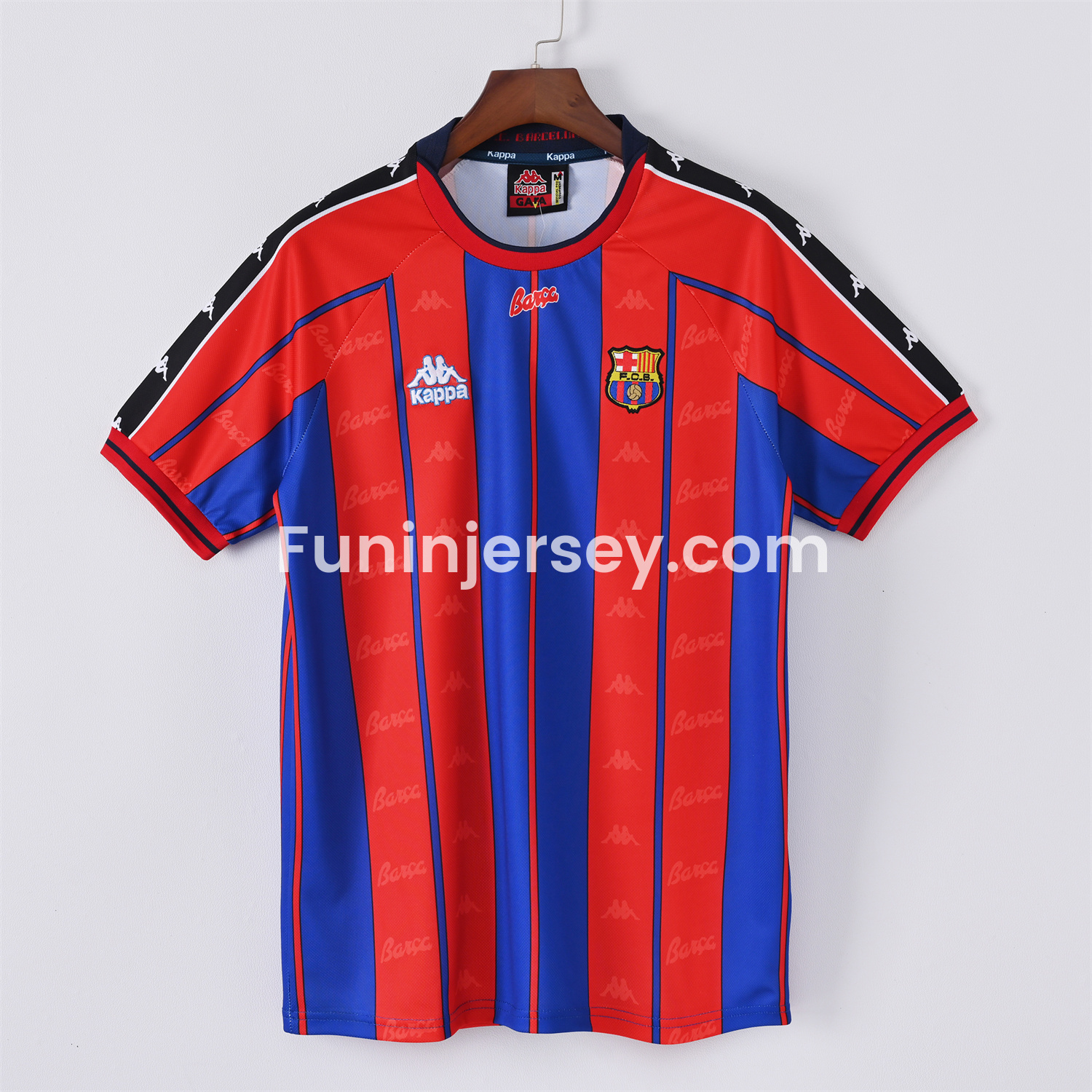 Funinjersey-Retro Barcelona 1997-98 Home Jersey