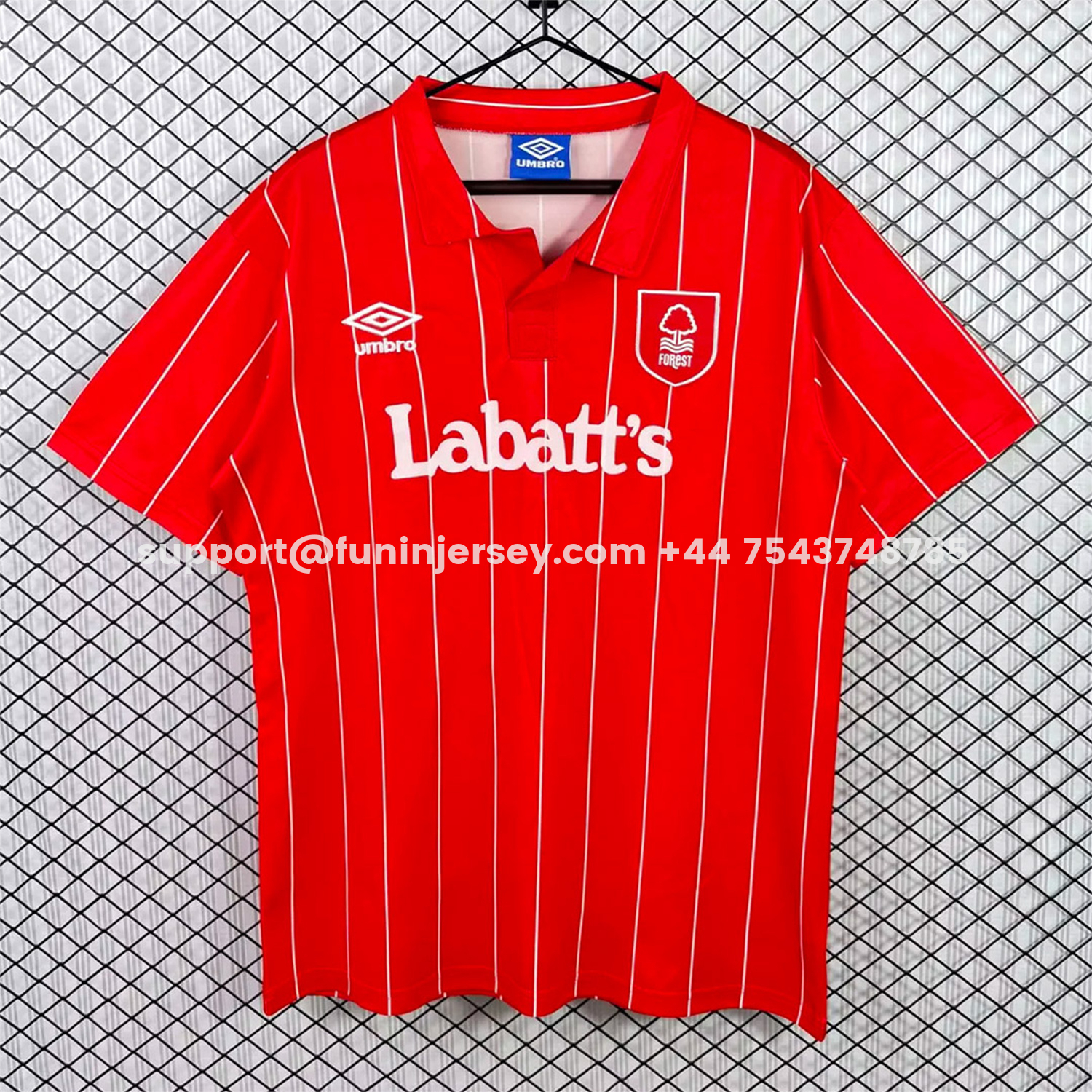 Funinjersey-Retro Nottingham Forest 1993-94 Home Jersey