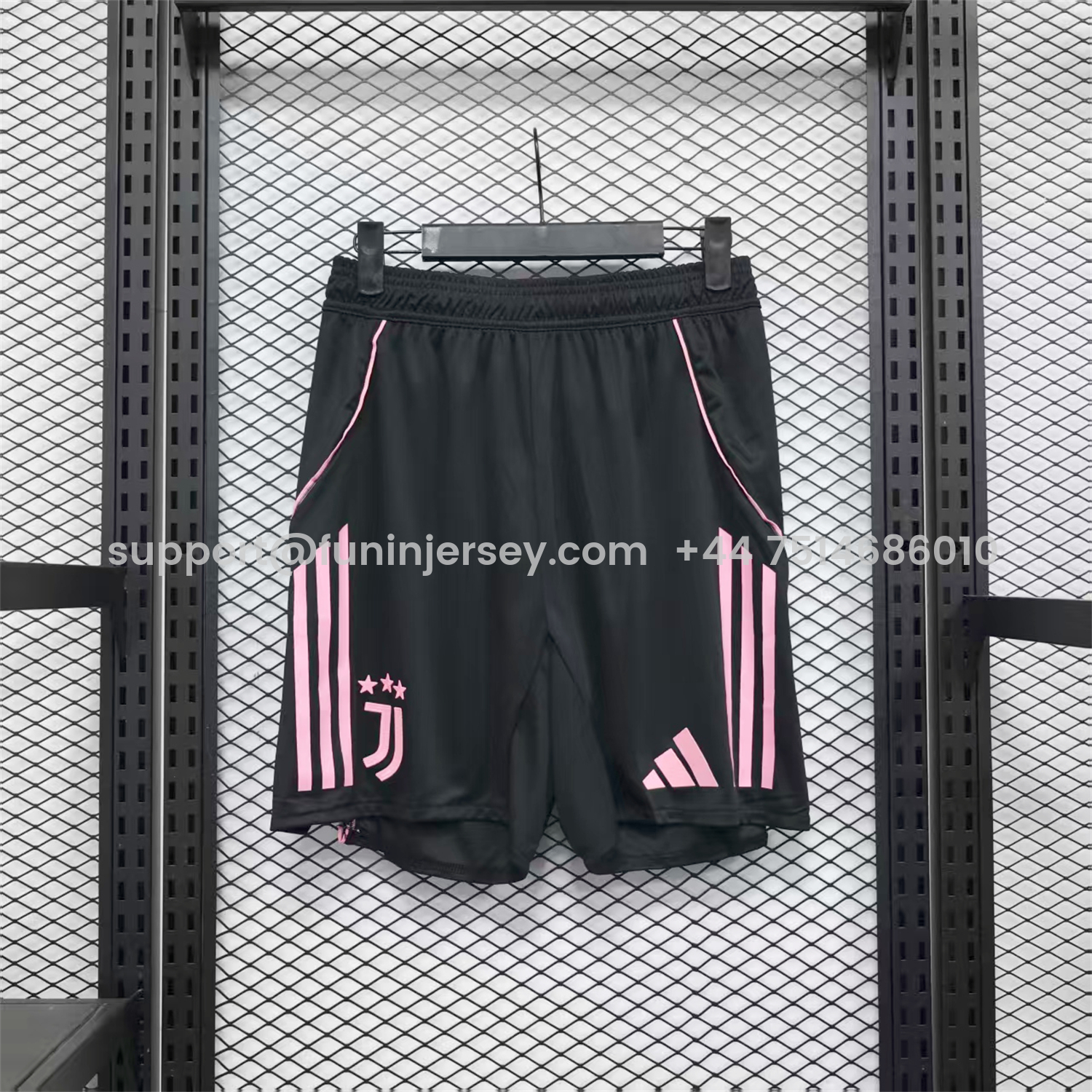 Funinjersey-Juventus 25-26 Home Black Shorts - Player Version