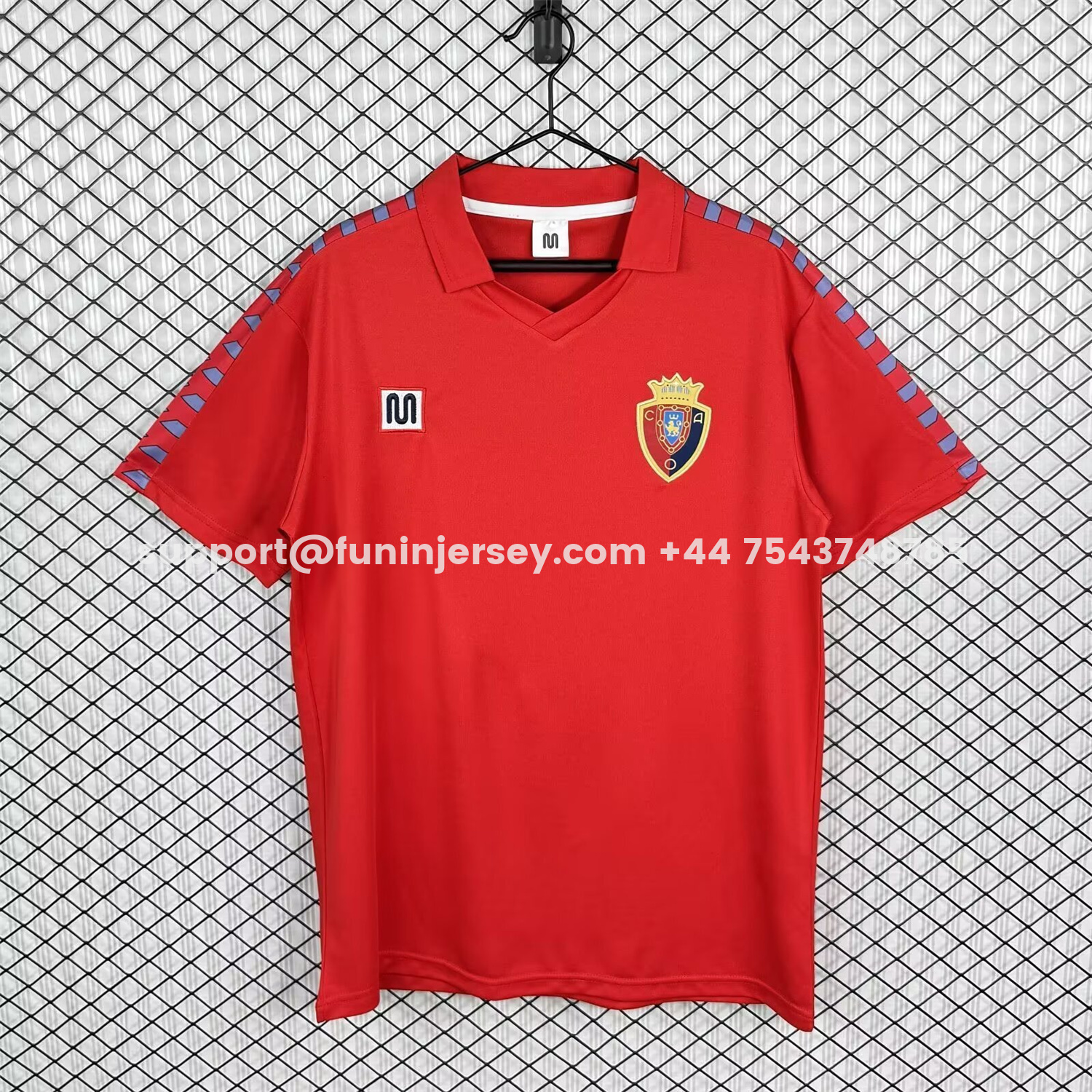Funinjersey-Retro Osasuna 1983-84 Home Jersey