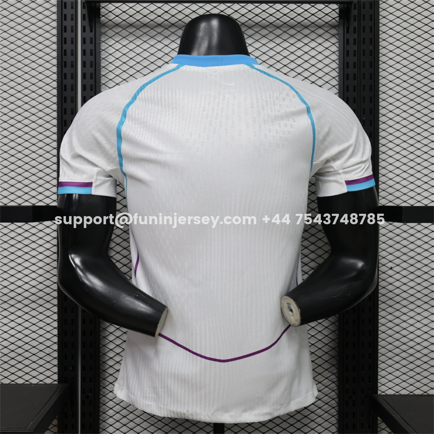 Funinjersey-Barcelona 26-27 Blue White Special Jersey - Player Version