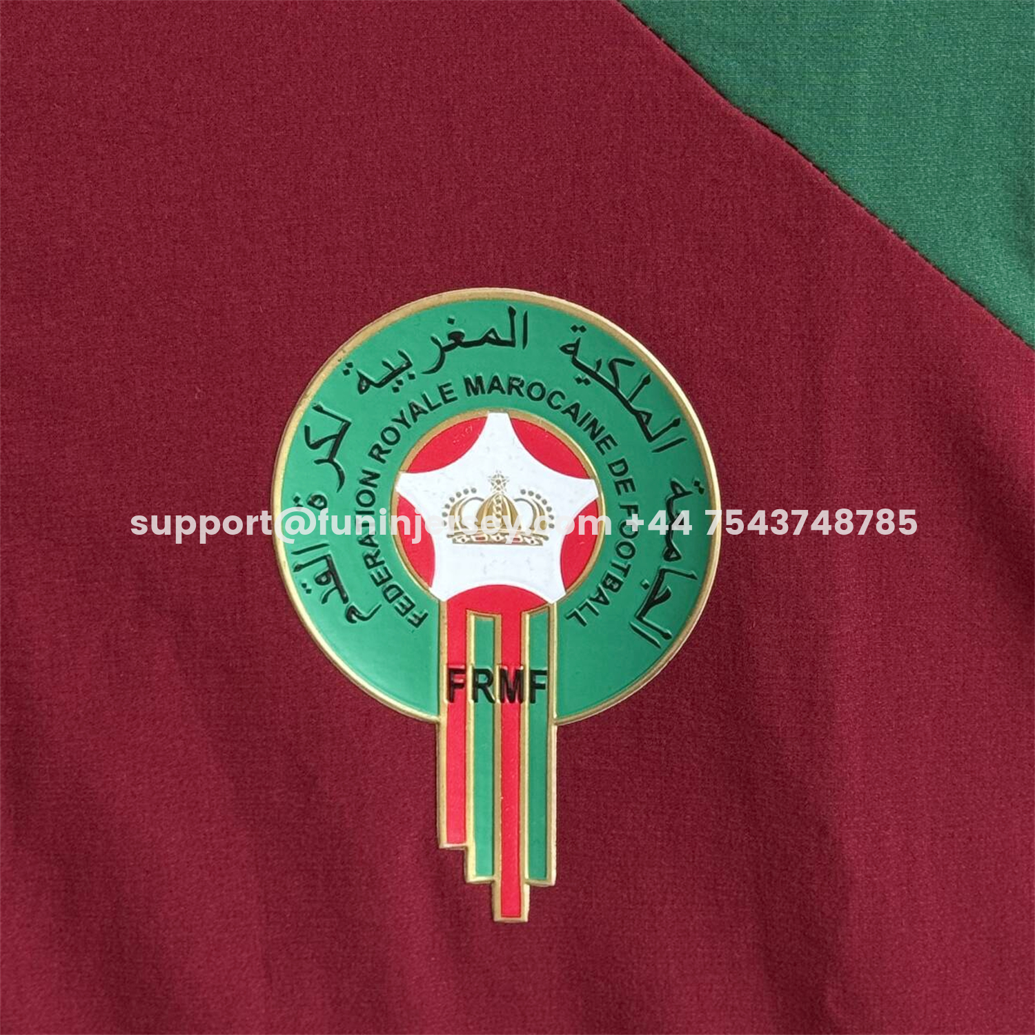 Funinjersey-Morocco 2026 Windbreaker Training Set - Red With Green Top and Pants
