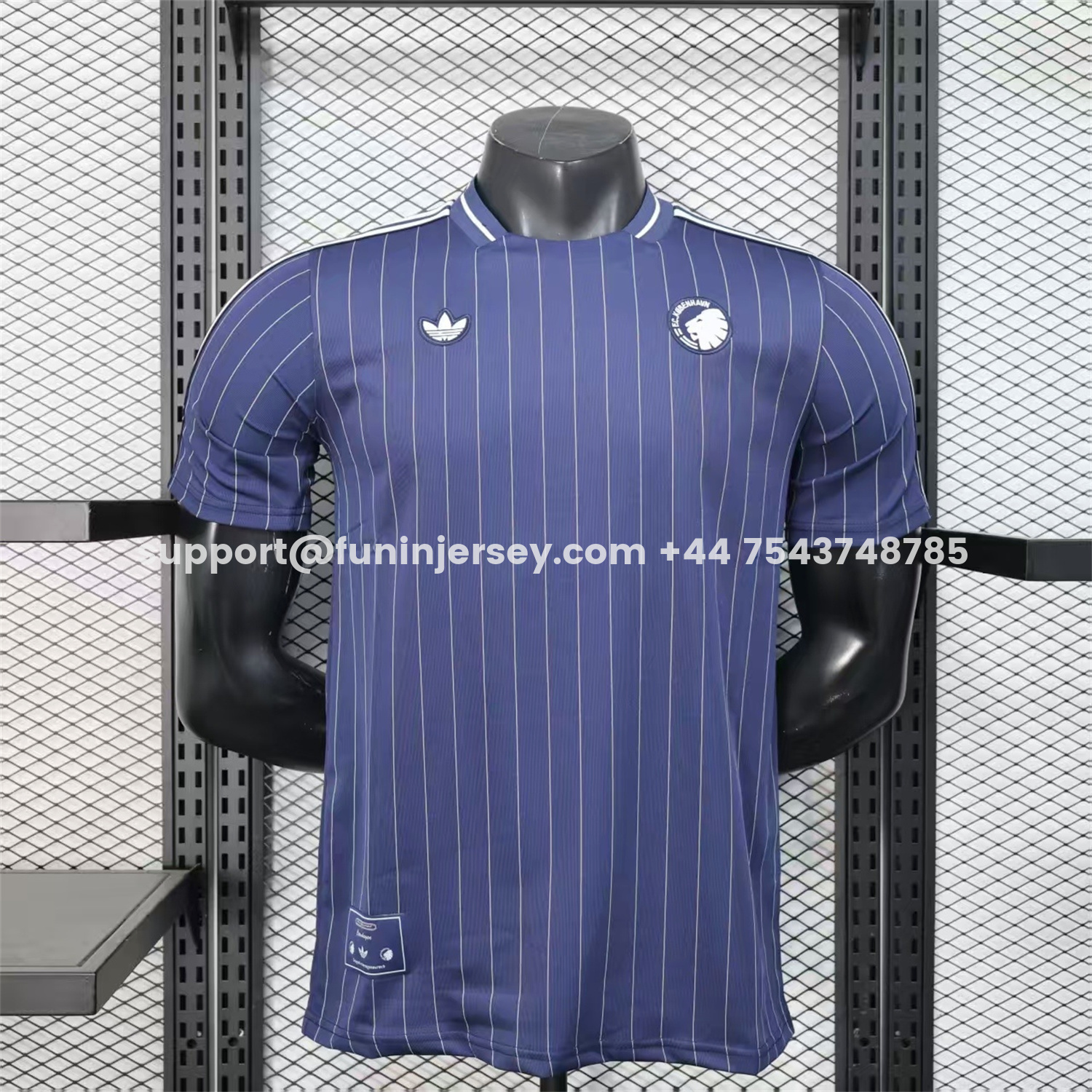 Funinjersey-Newcastle United 25-26 Icon Range Travel Special Edition Deep Blue Jersey - Player Version