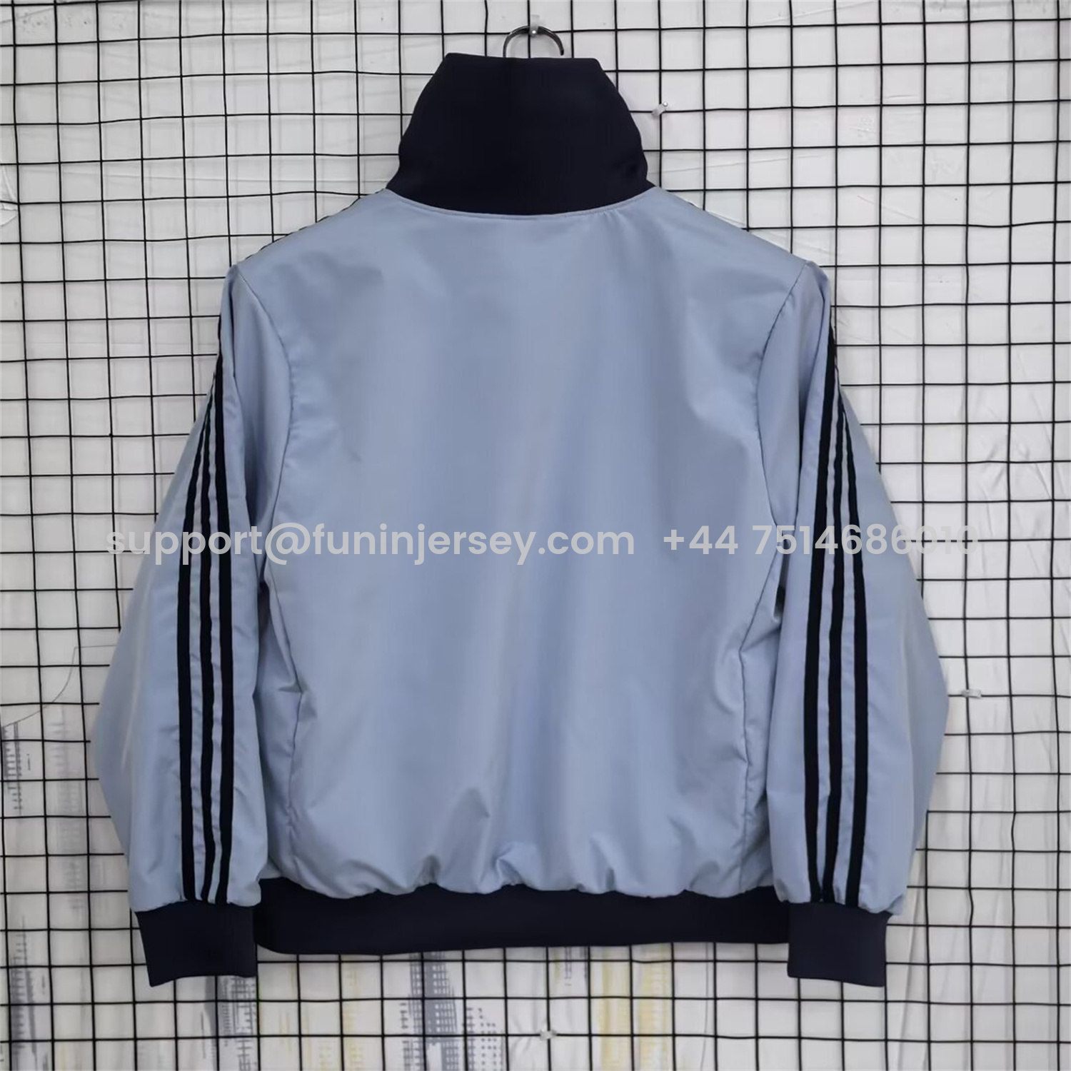 Funinjersey-Argentina 25-26 Training Windbreaker Jacket - Grey