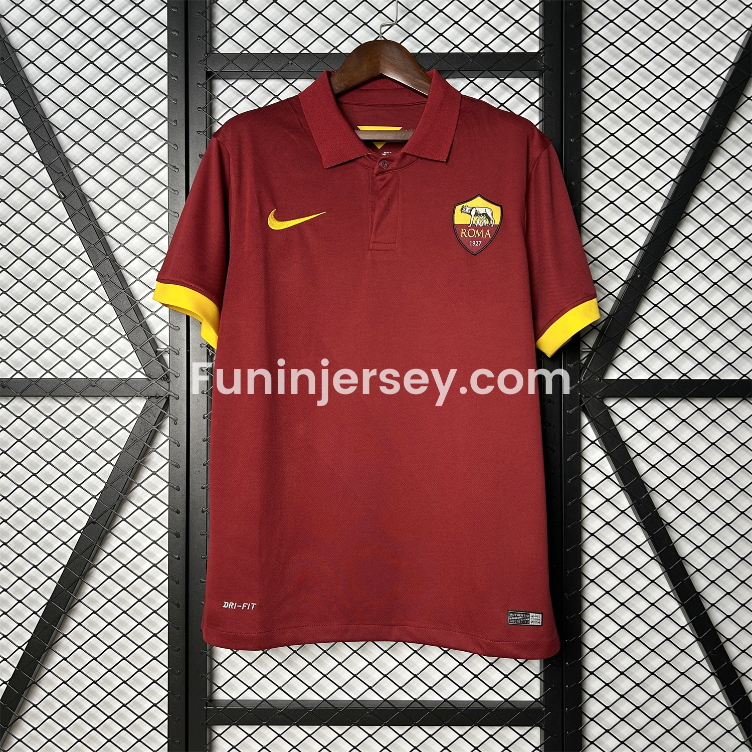 Funinjersey-Retro Roma 2014-15 Home Jersey