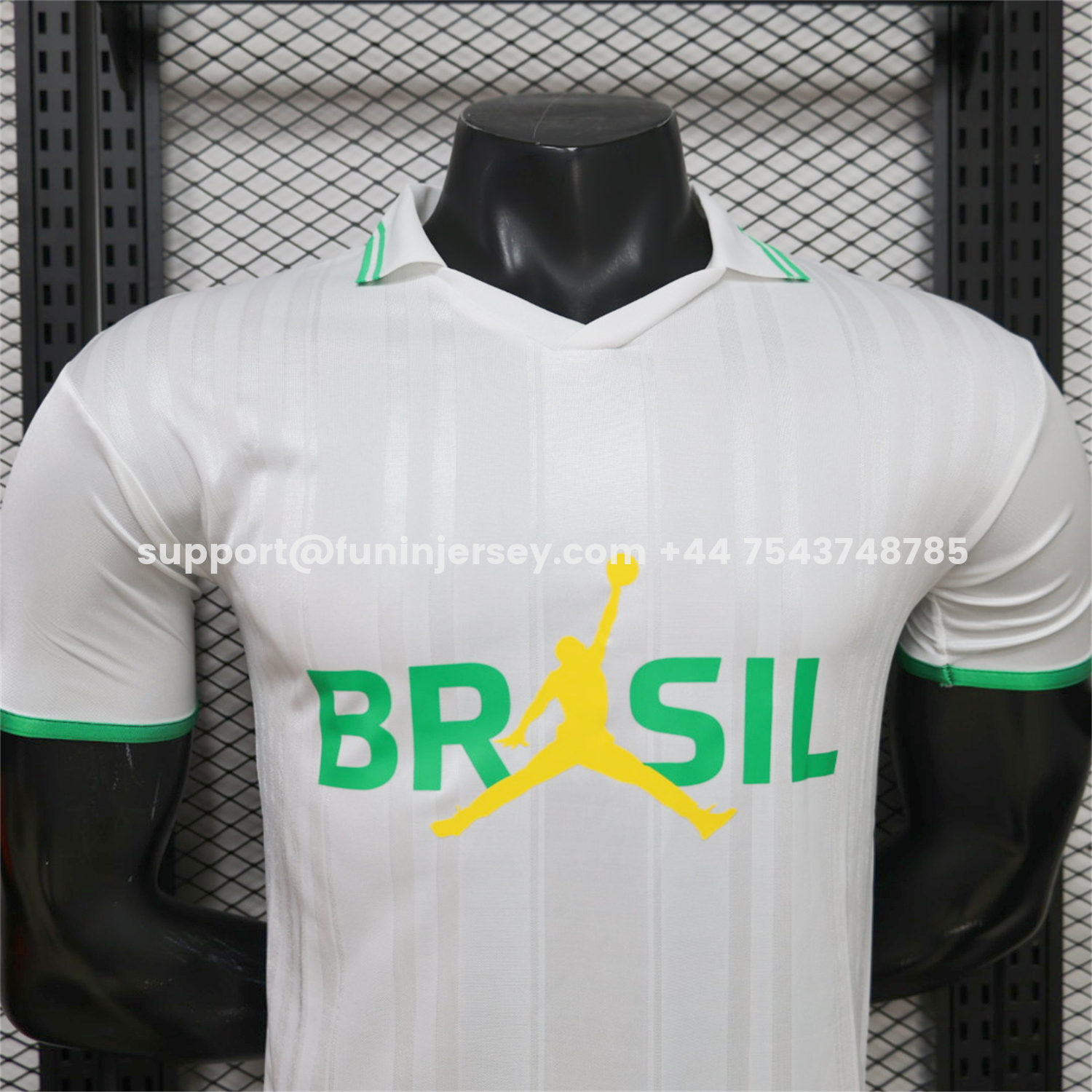 Funinjersey-Brazil 2026 Jordan Whtie Special Jersey - Fans Version