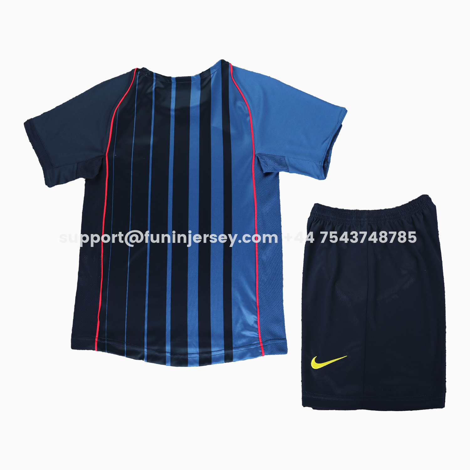 Funinjersey-Retro Barcelona 2004-05 Away Kids Kit