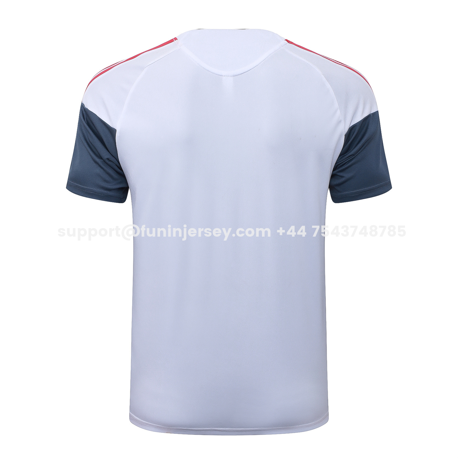 Funinjersey-SC Internacional 2026 Short-Sleeve Training Set - White Top and Red Shorts