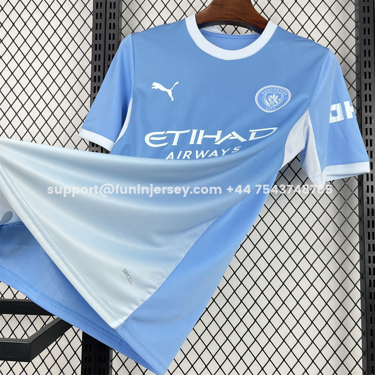Funinjersey-Manchester City 26-27 Home Jersey - Fans Version