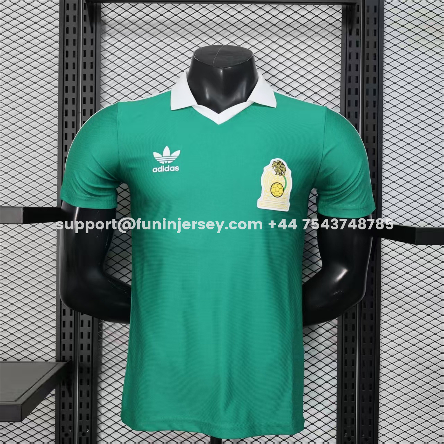 Funinjersey-Retro Mexico 1986 Home Jersey - Player Version