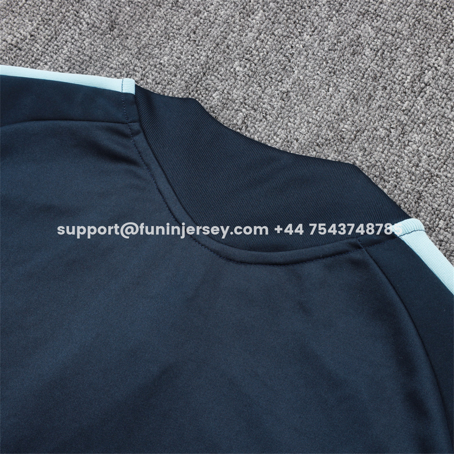 Funinjersey-Argentina 25-26 Windbreaker Training Set - Dark Blue Top and Pants