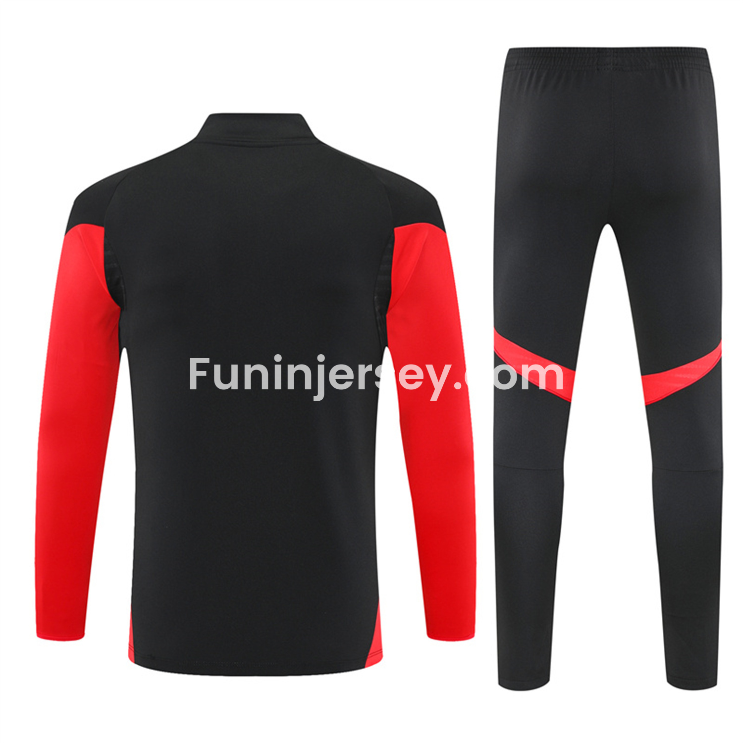 Funinjersey-Bayern Munich 25-26 Long Sleeves Training Set - Black Top & Black Pants