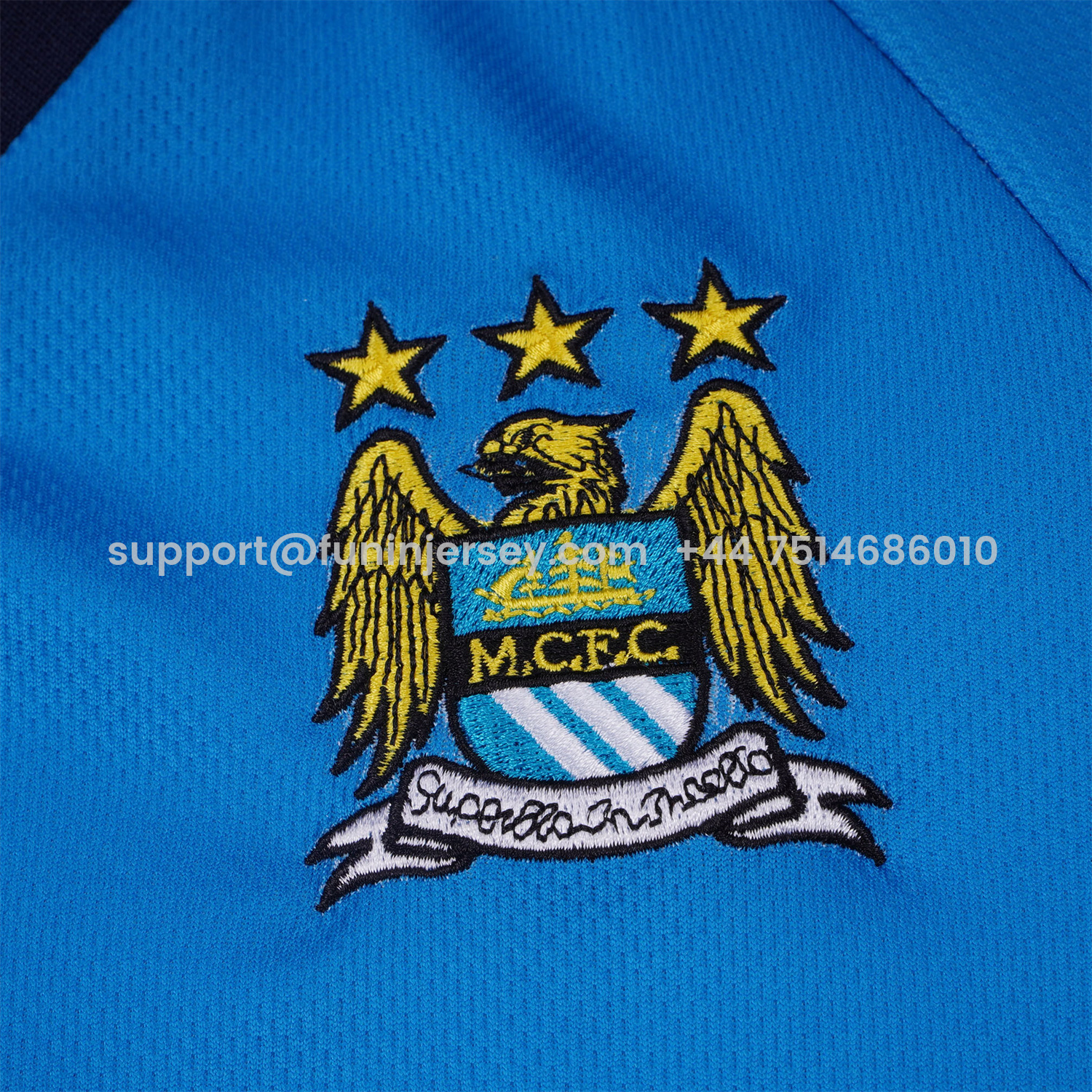 Funinjersey-Retro Manchester City 1997-98 Home Kids Kit
