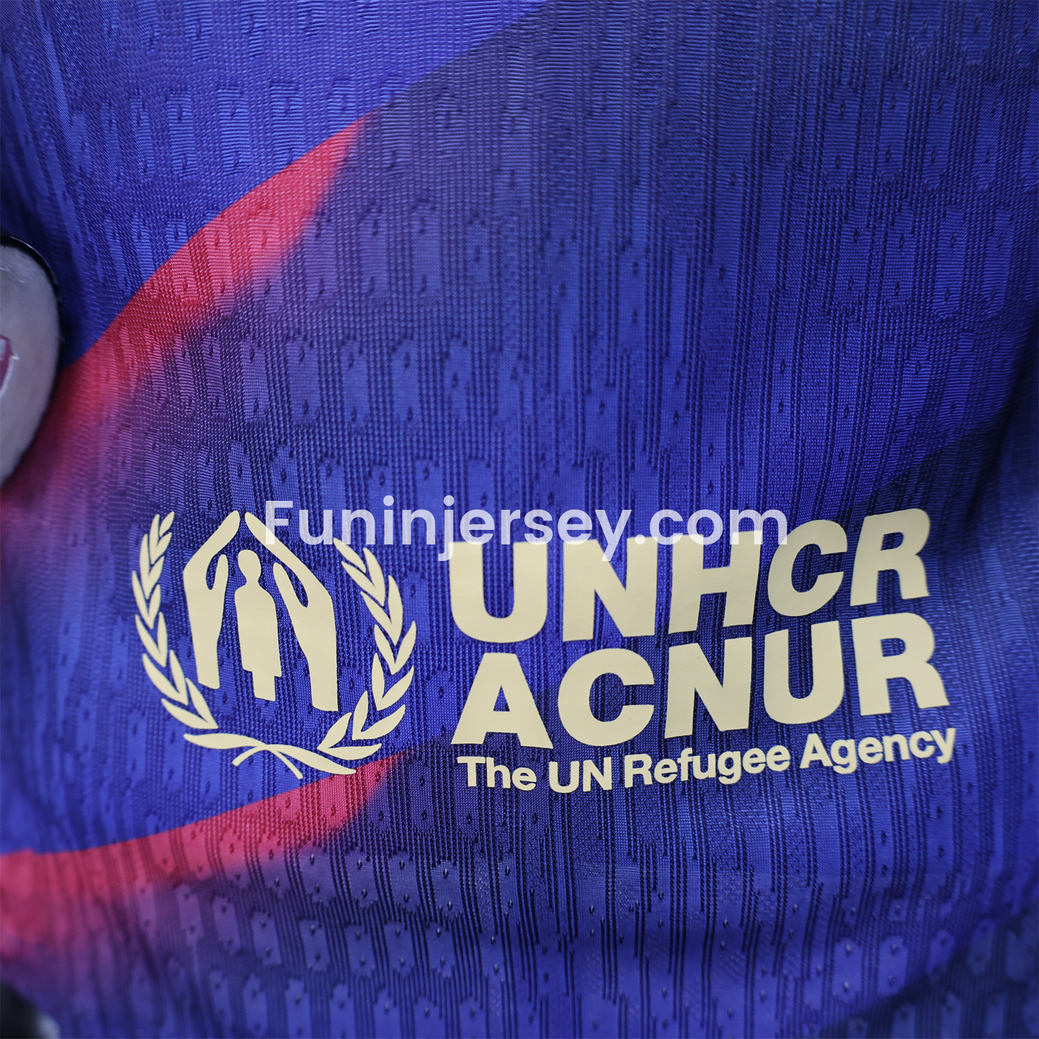 Funinjersey-Barcelona 25-26 Red Diagonal Special Blue Jersey - Player Version