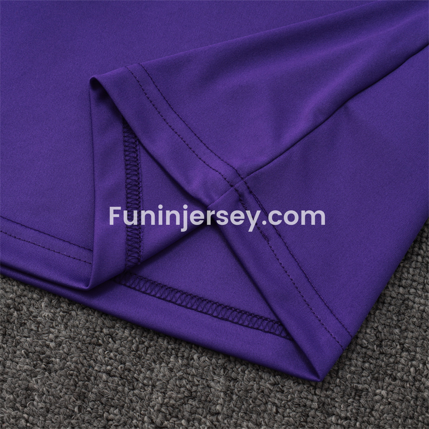 Funinjersey-Real Madrid 25-26 Throwback Trefoil Vest Training Set - Purple