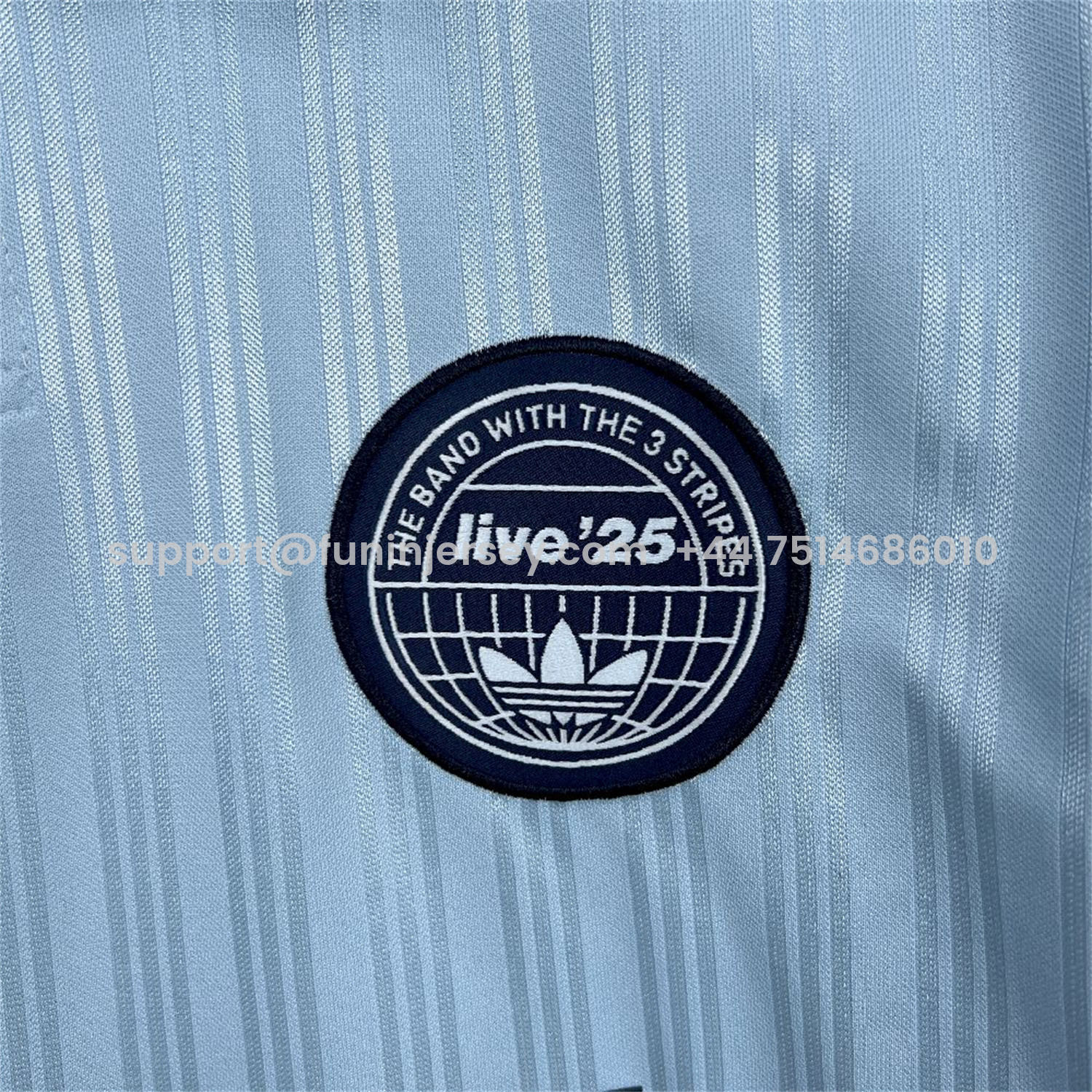 Funinjersey-Bohemian 25-26 Oasis Originals Tour Light Blue Jersey - Fans Version