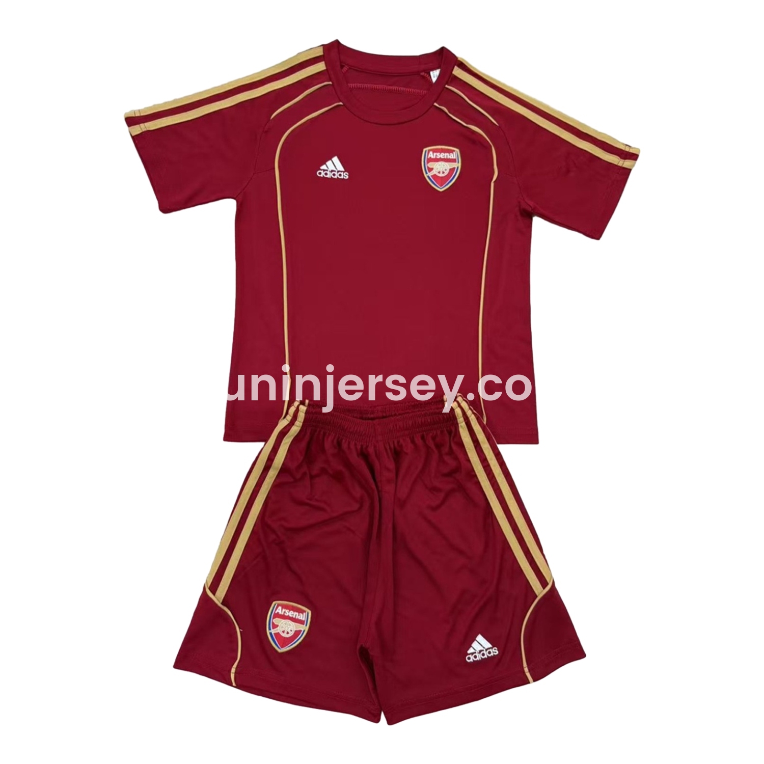 Funinjersey-Arsenal 25-26 Urban Purtist Throwback Red Men's Adult Jersey Set - Fans Version