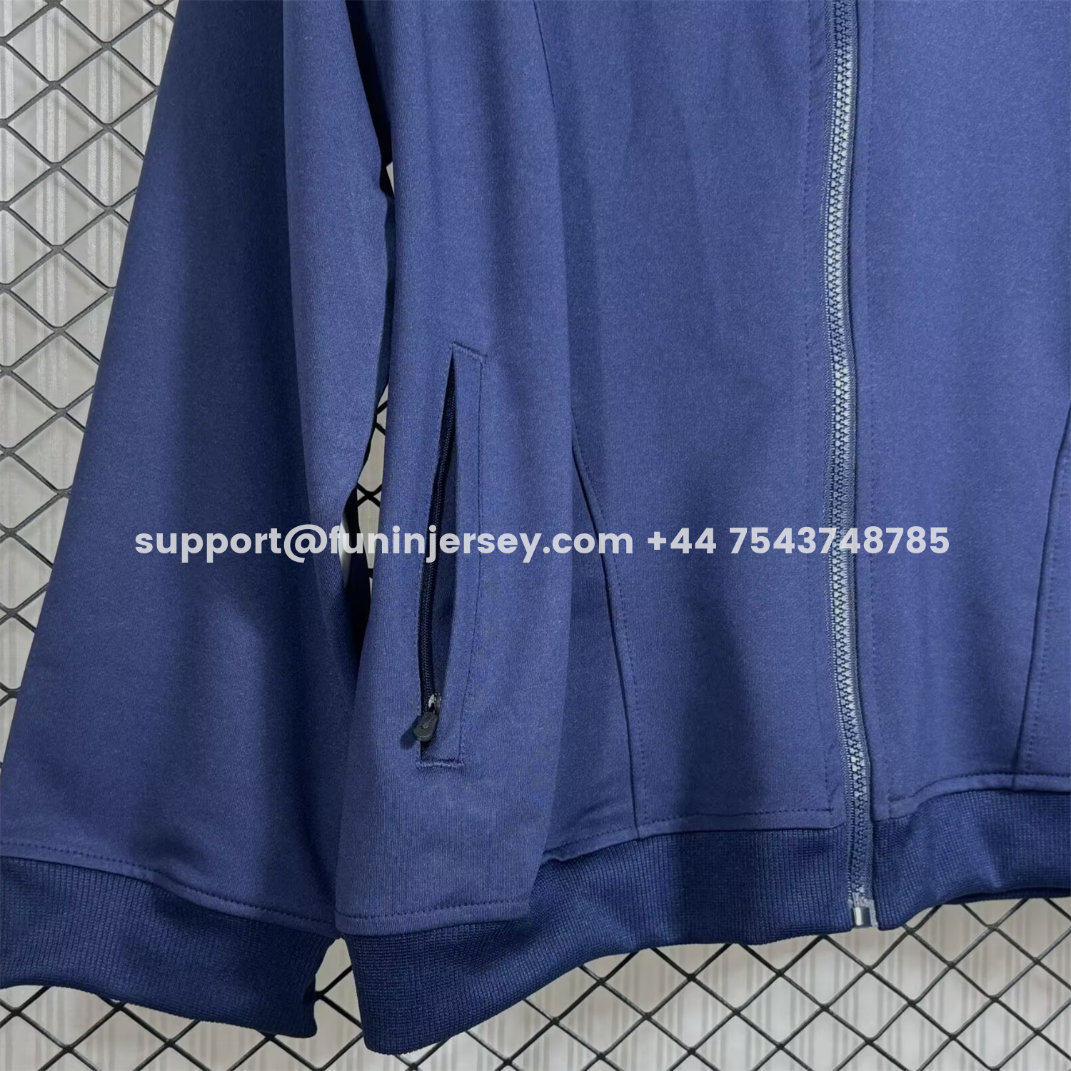 Funinjersey-Real Madrid 25-26 Windbreaker Jacket - Blue And Yellow