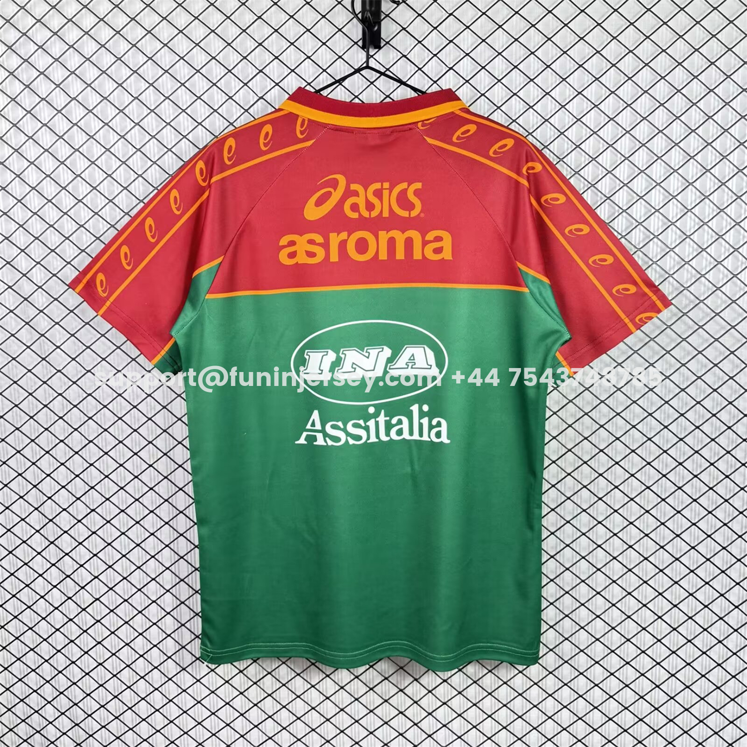 Funinjersey-Retro Roma 1995-96 Pre-Match Training Jersey