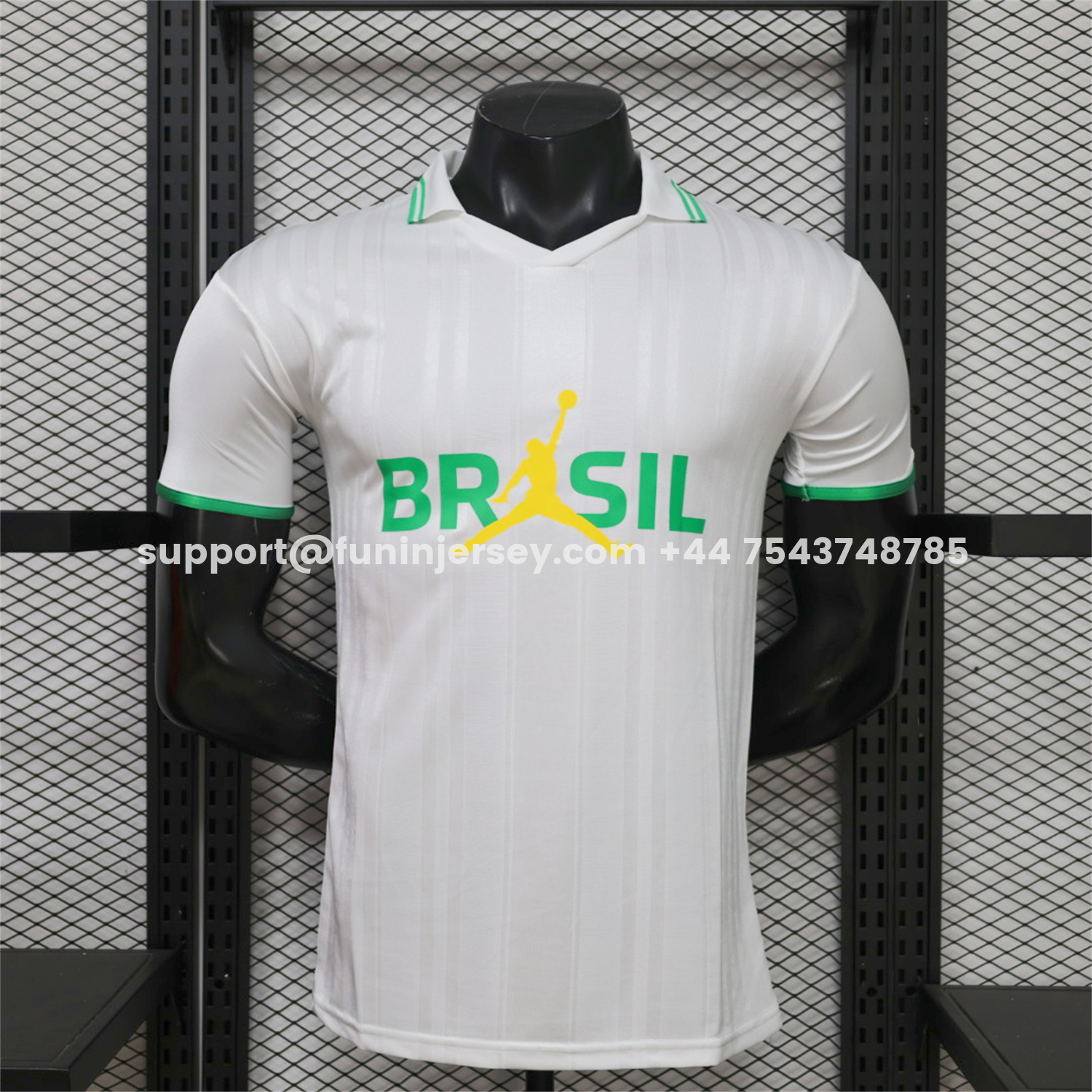Funinjersey-Brazil 2026 Jordan Whtie Special Jersey - Fans Version