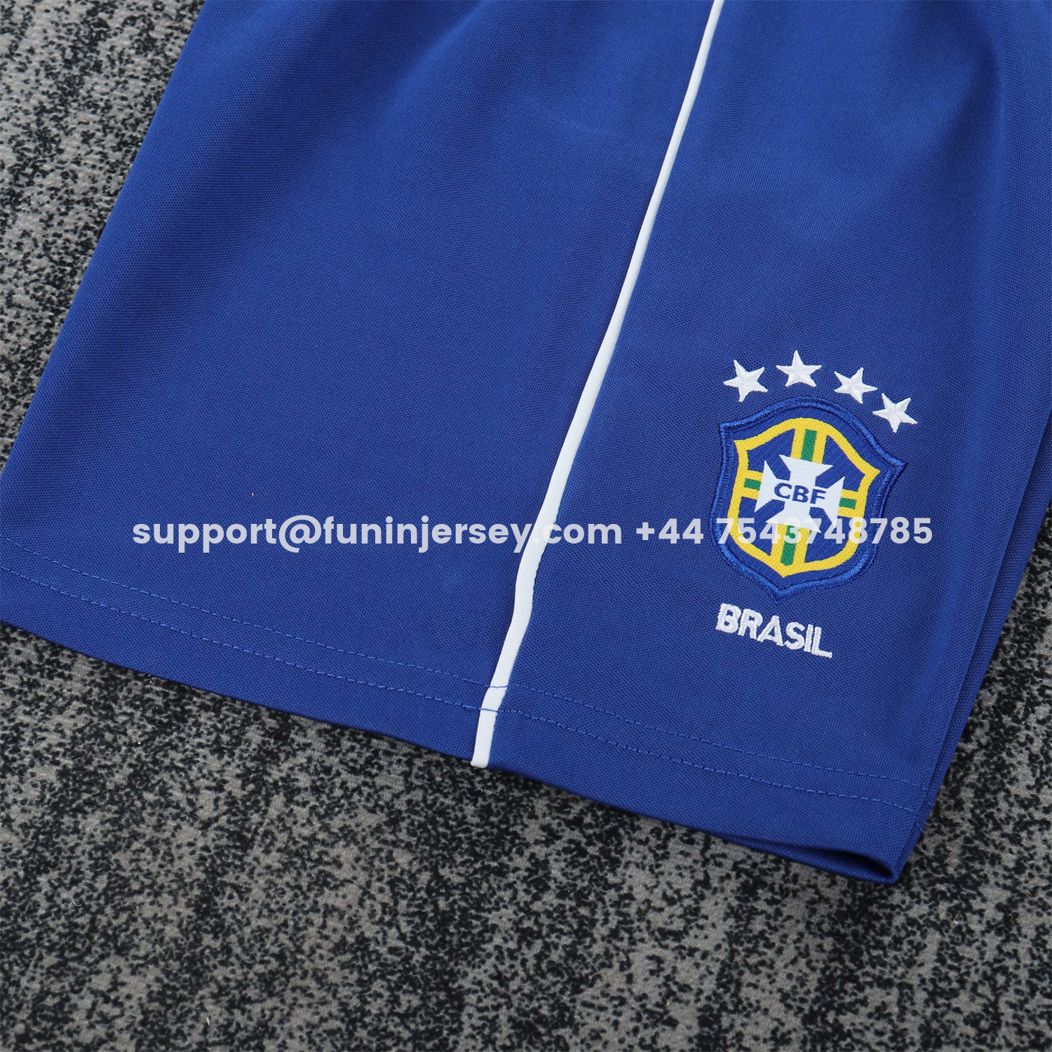 Funinjersey-Retro Brazil 2002 Home Long Sleeves Kids Kit