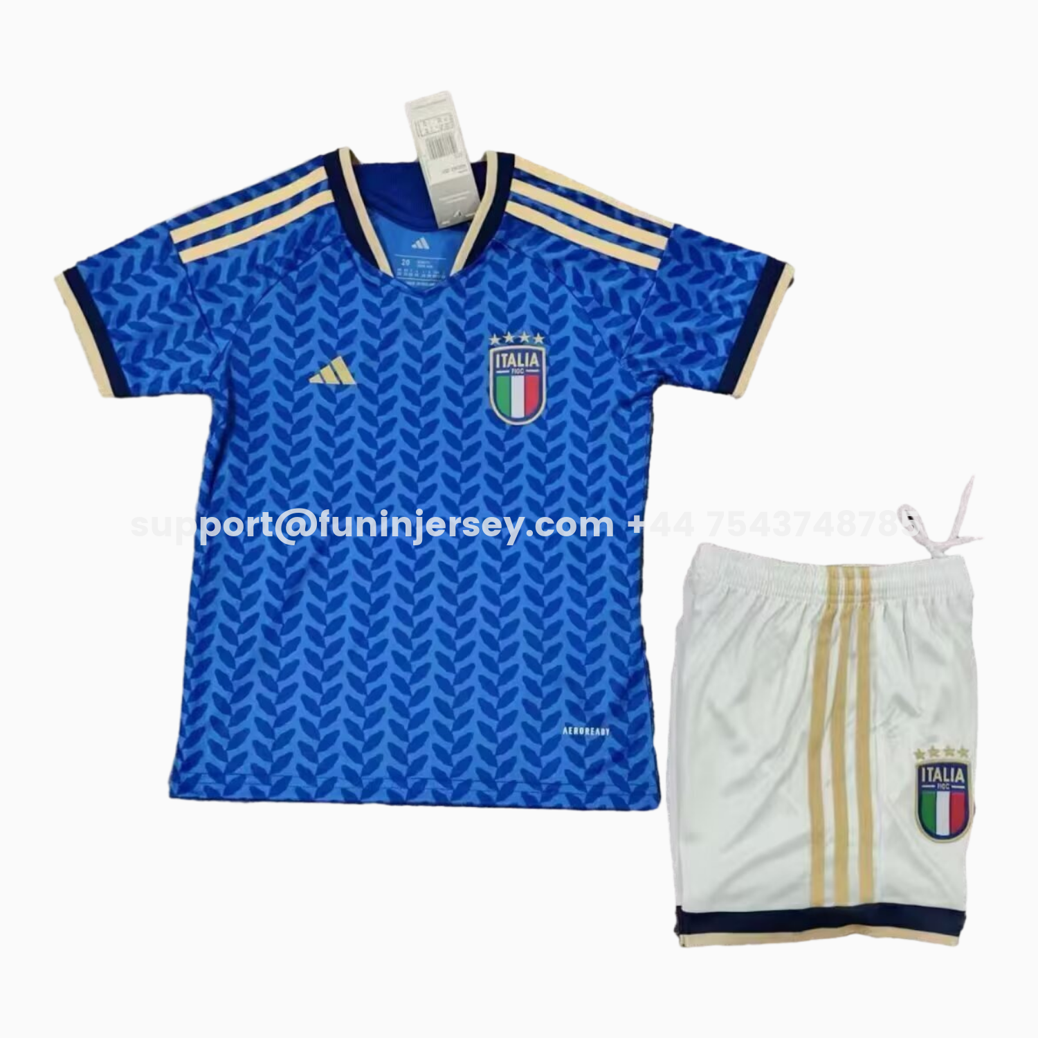 Funinjersey-Italy 2026 Home Kids Kit