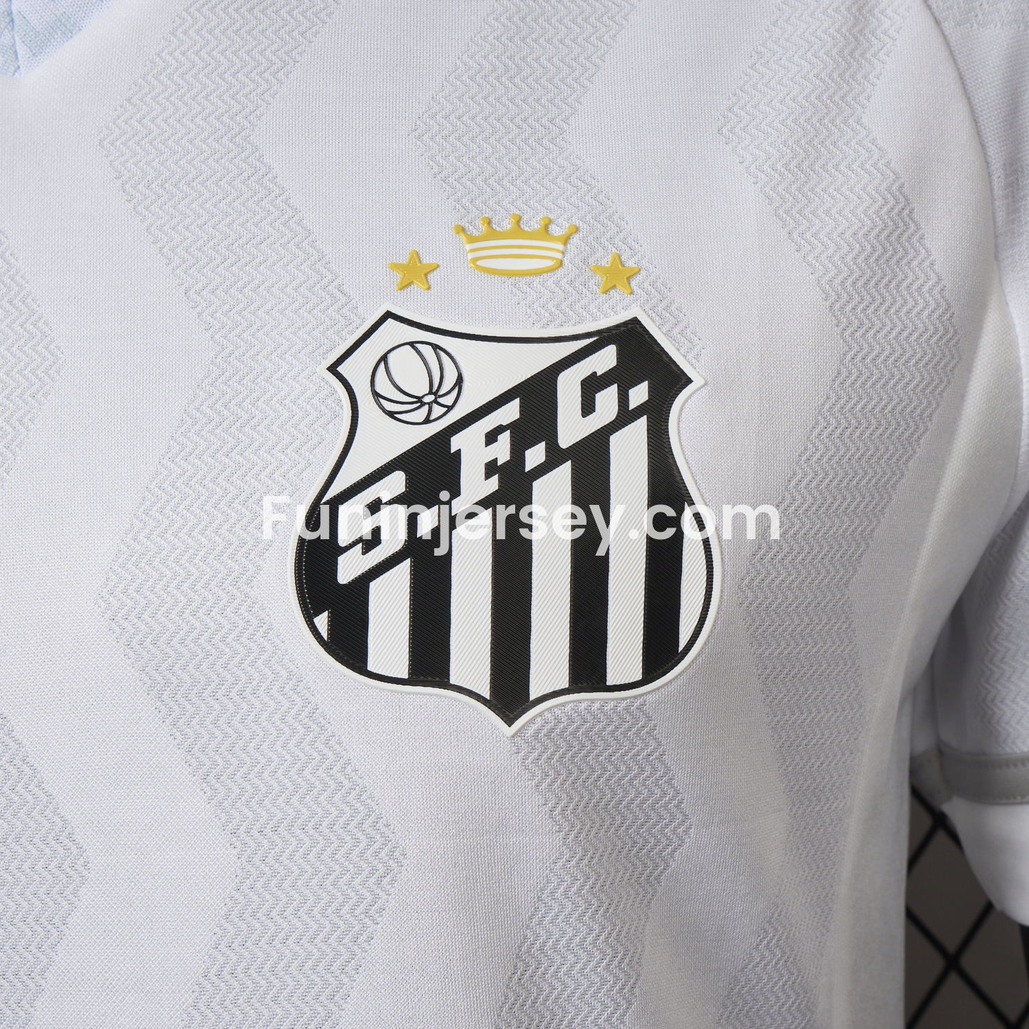 Funinjersey-【New Version】Santos 2025-26 Home Unsponsored Jersey - Player Version