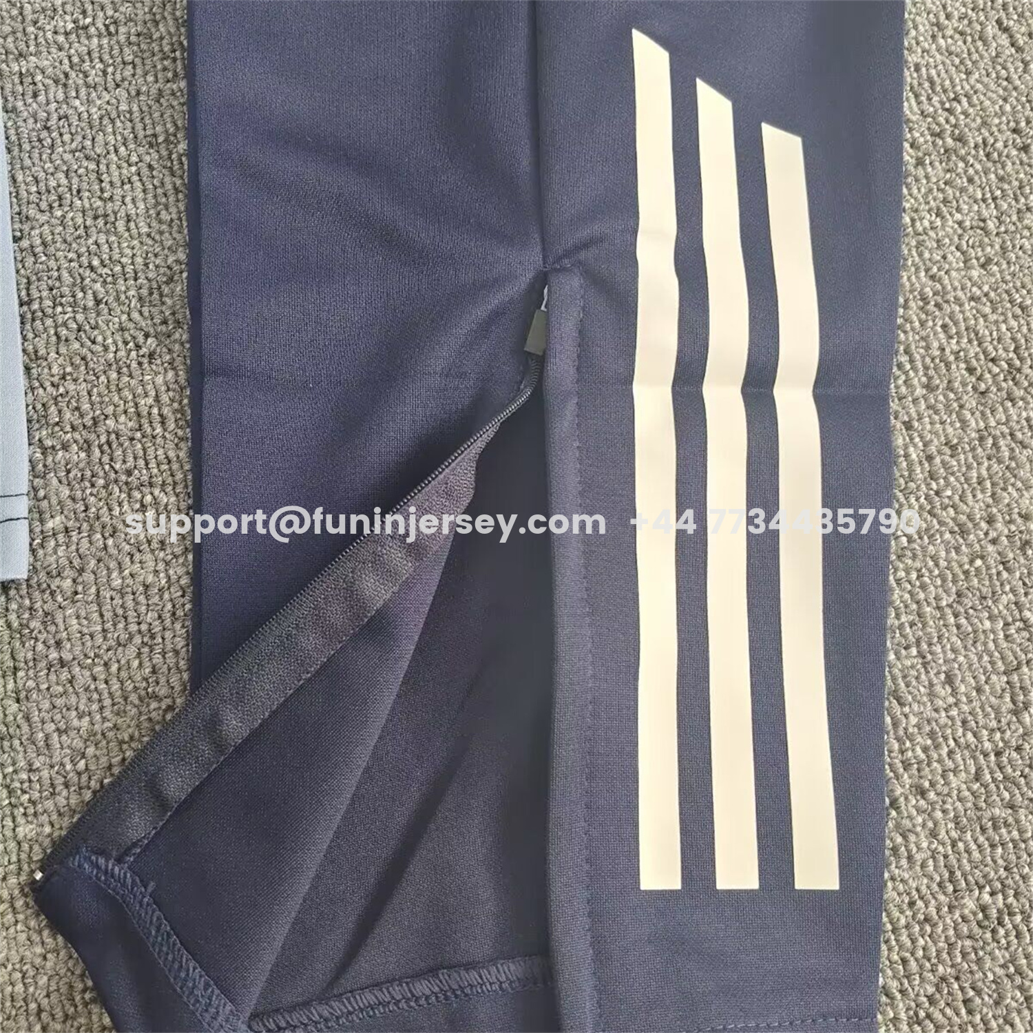 Funinjersey-Schalke 04 25-26 Long Sleeve Training Set - Deep Blue Top & Deep Blue Pants