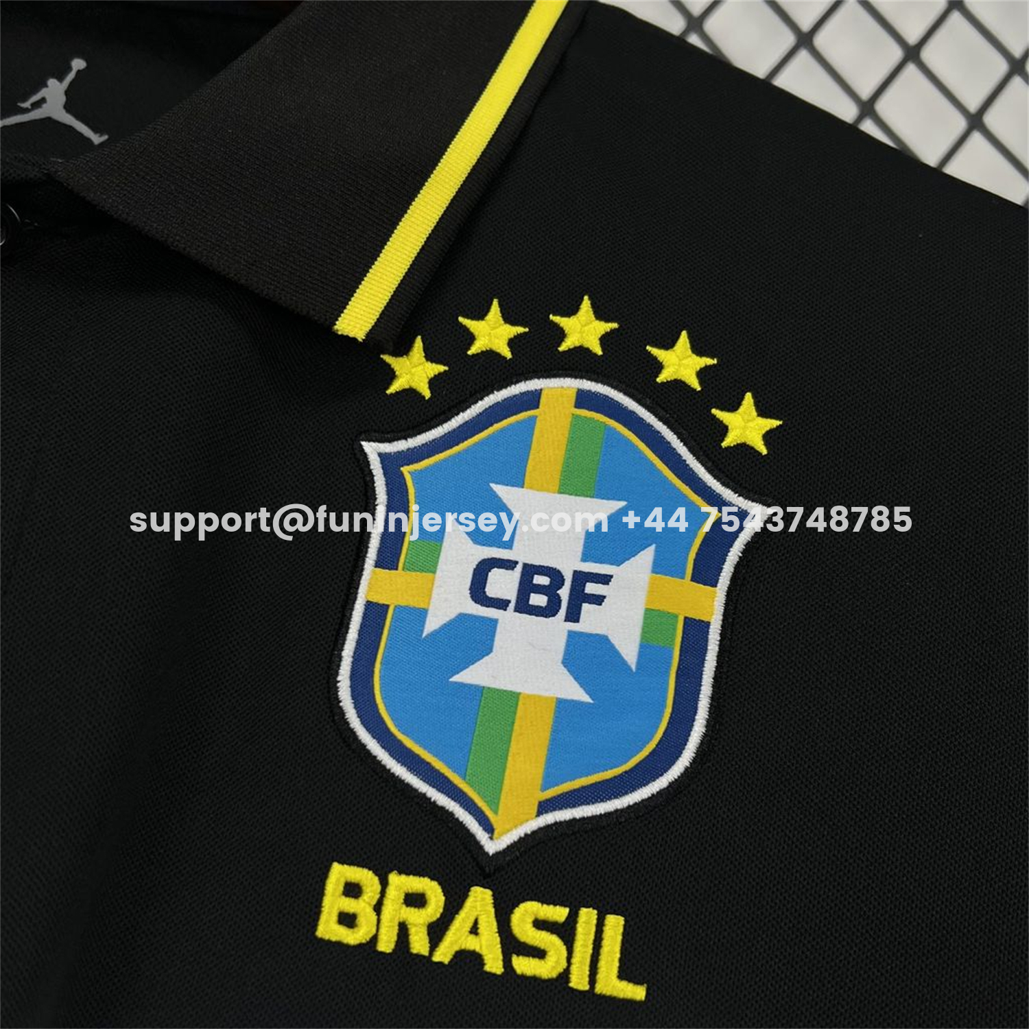 Funinjersey-Brazil 2026 Black Special Edition Polo Jersey - Fans Version