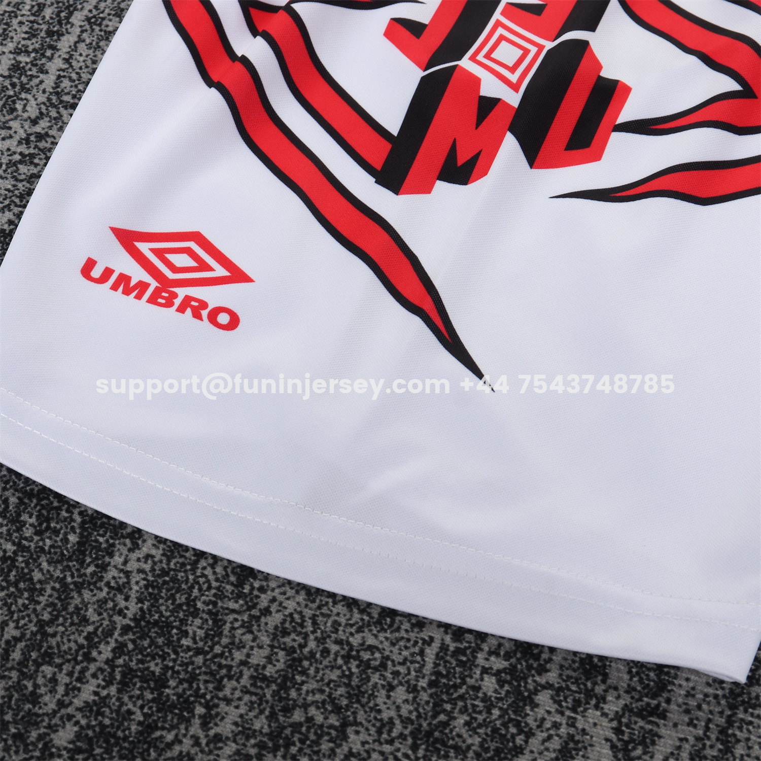 Funinjersey-Retro Manchester United 92-94 Home Kids Kit