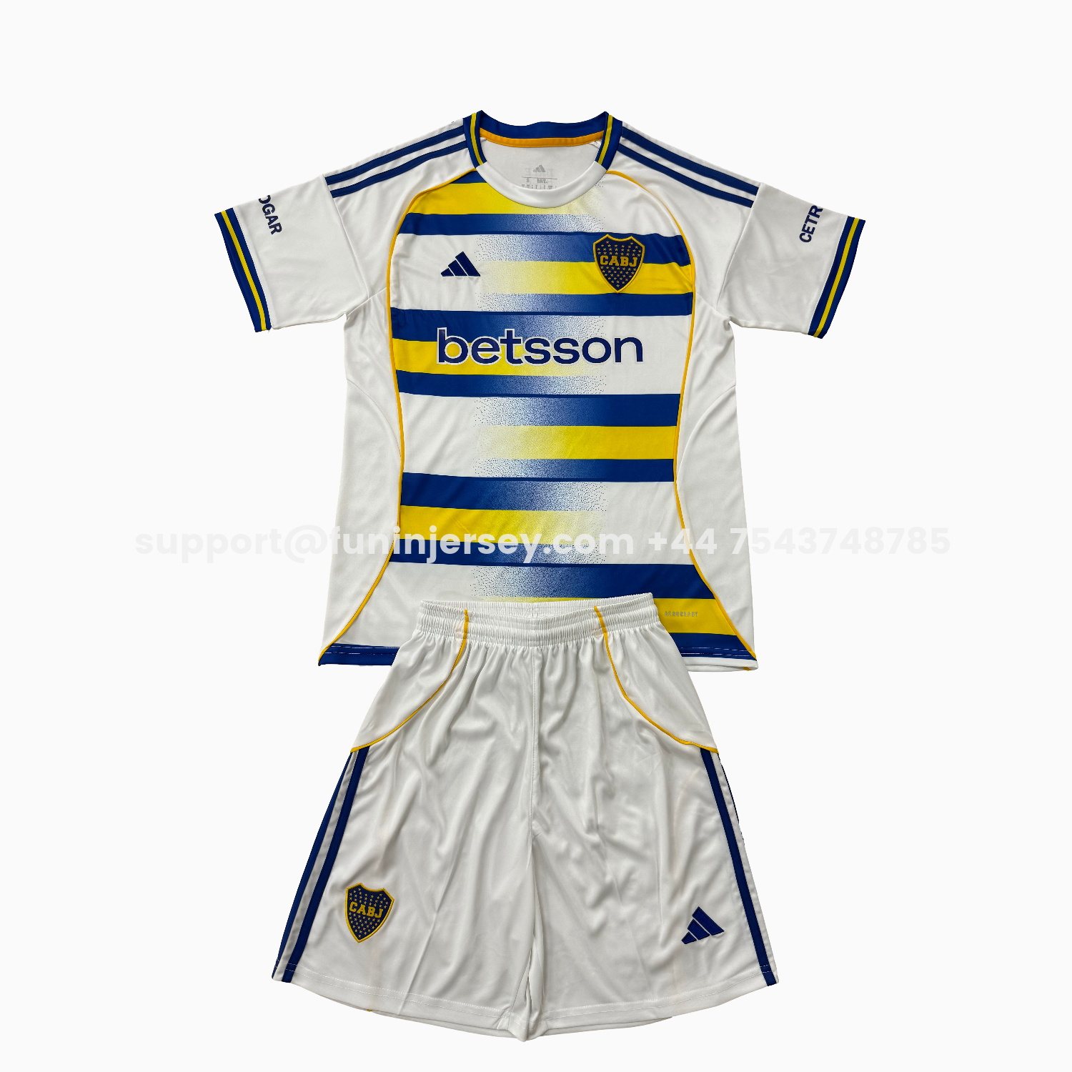 Funinjersey-Boca Juniors 26-27 Third Men's Adult Jersey Set - Fans Version